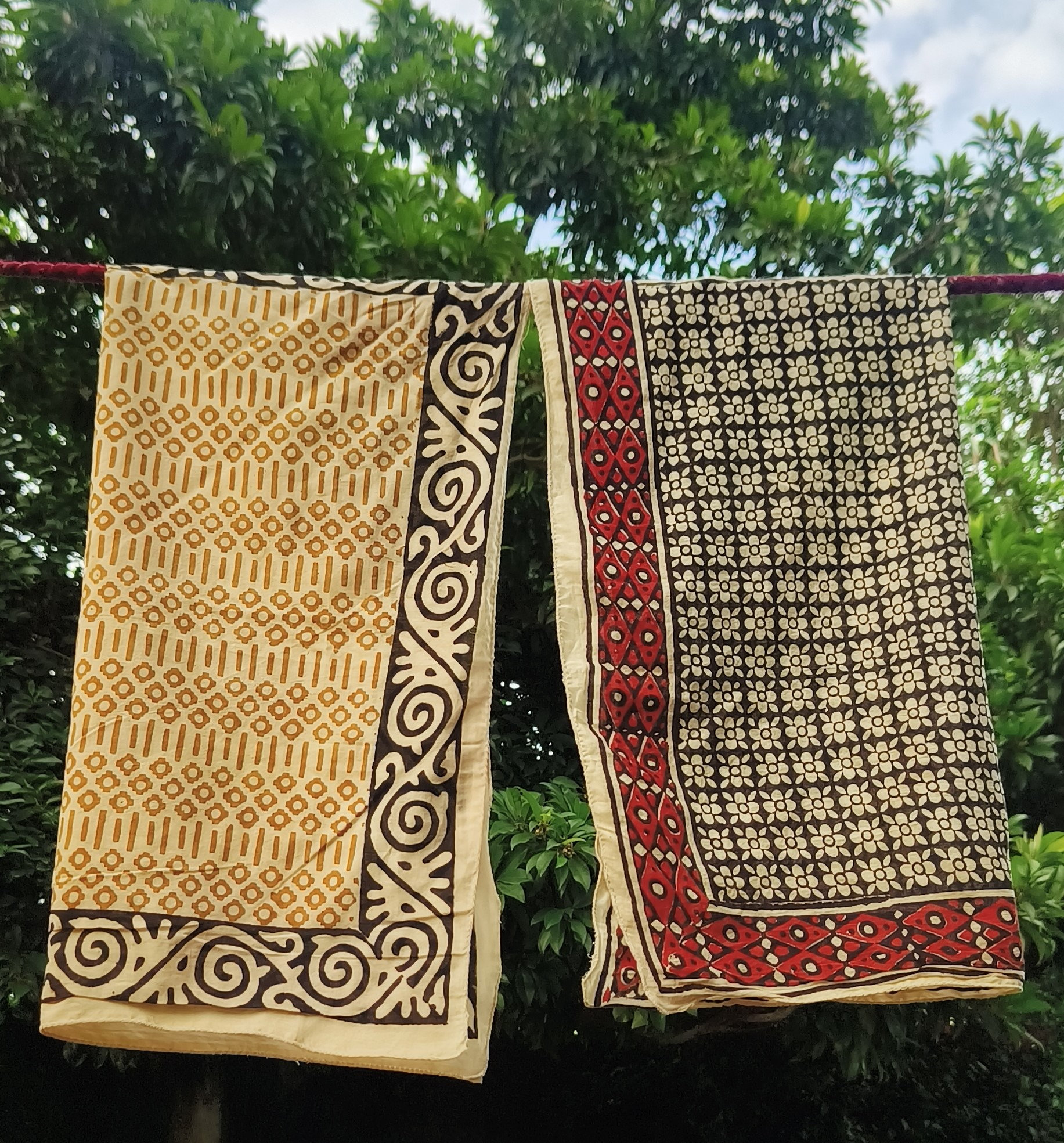 Handcrafted Printed Cotton Scarves