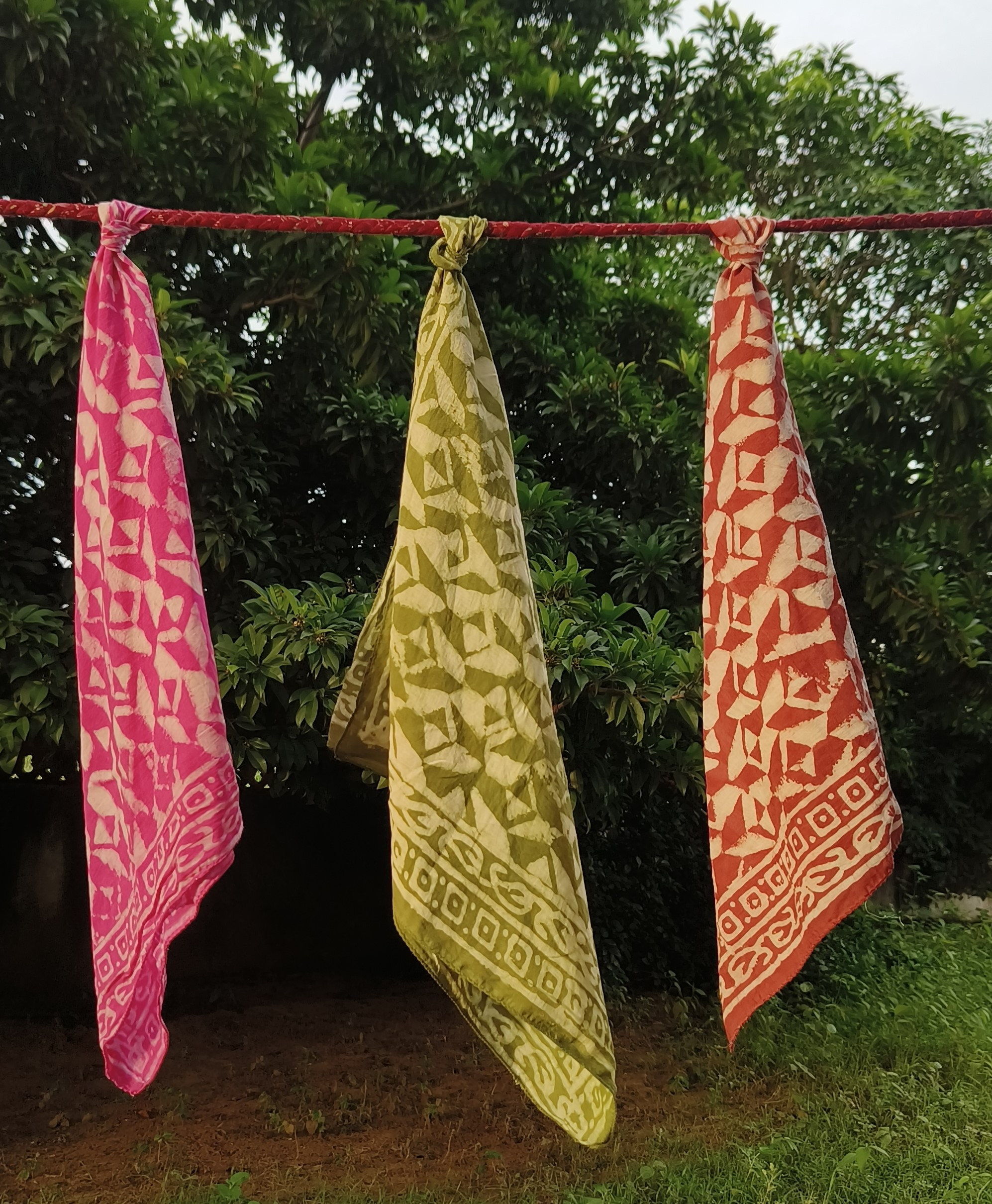 Handcrafted Batik Scarves