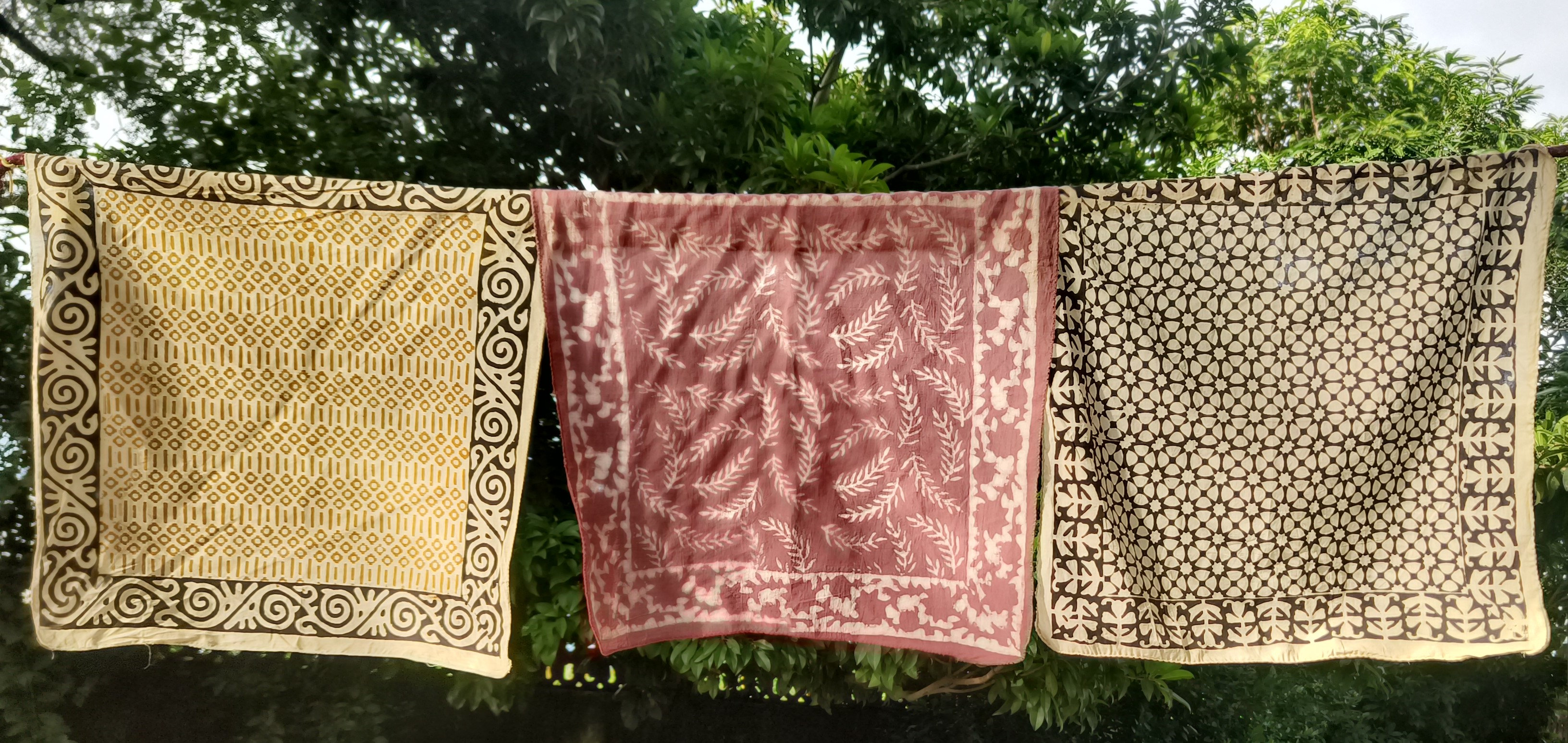 Handcrafted Block Print Scarves