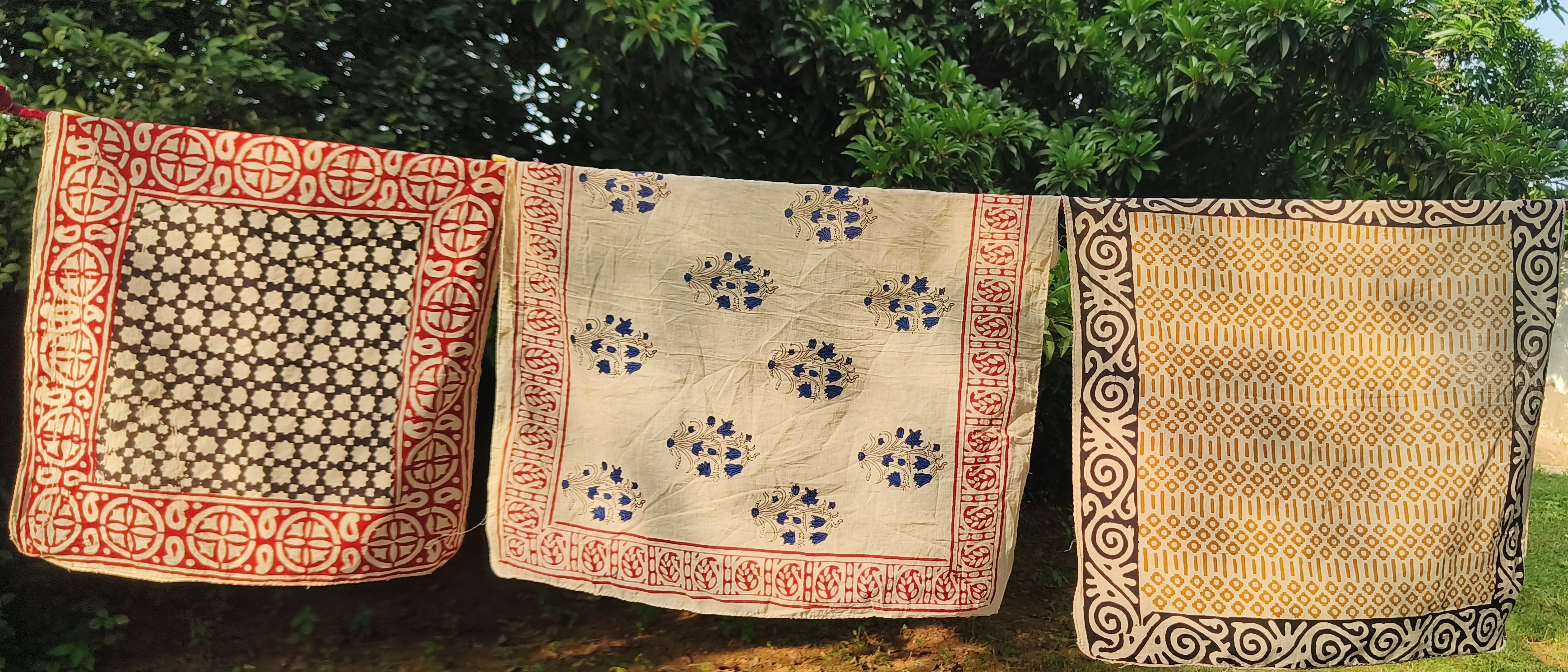Handcrafted Block Print Scarves