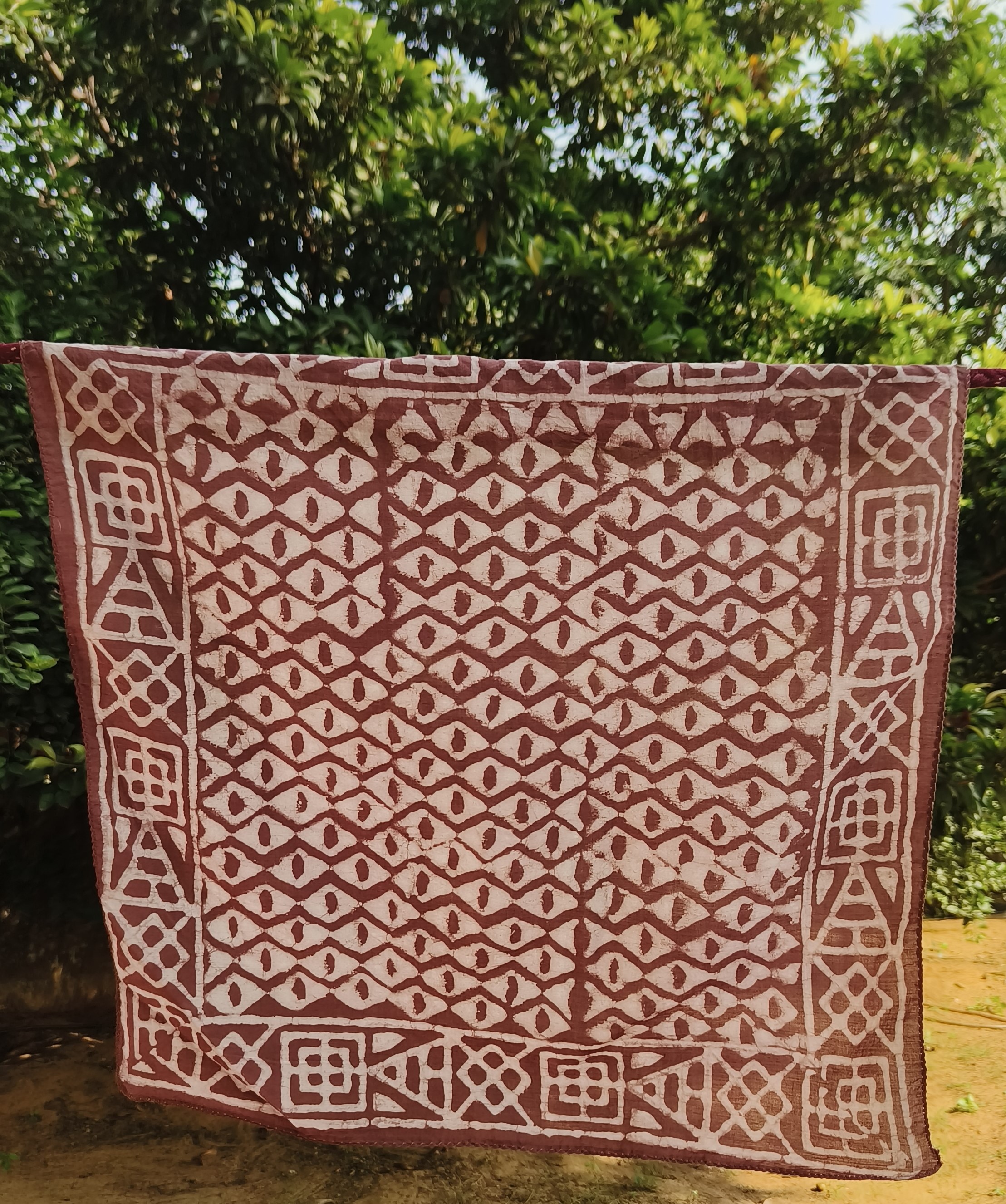 Handcrafted Indigo Dyed Scarf