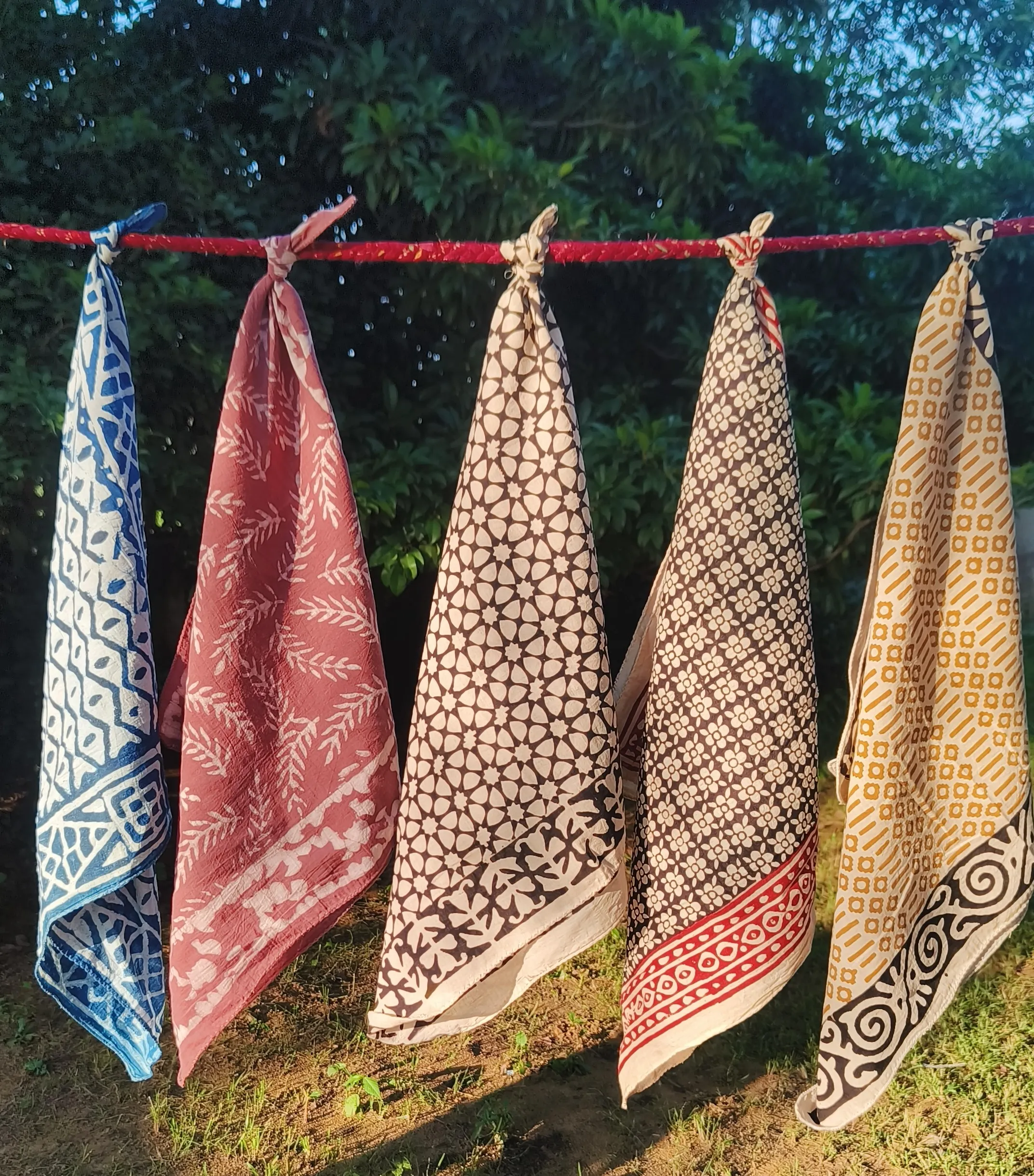 Handcrafted Block Print Scarves