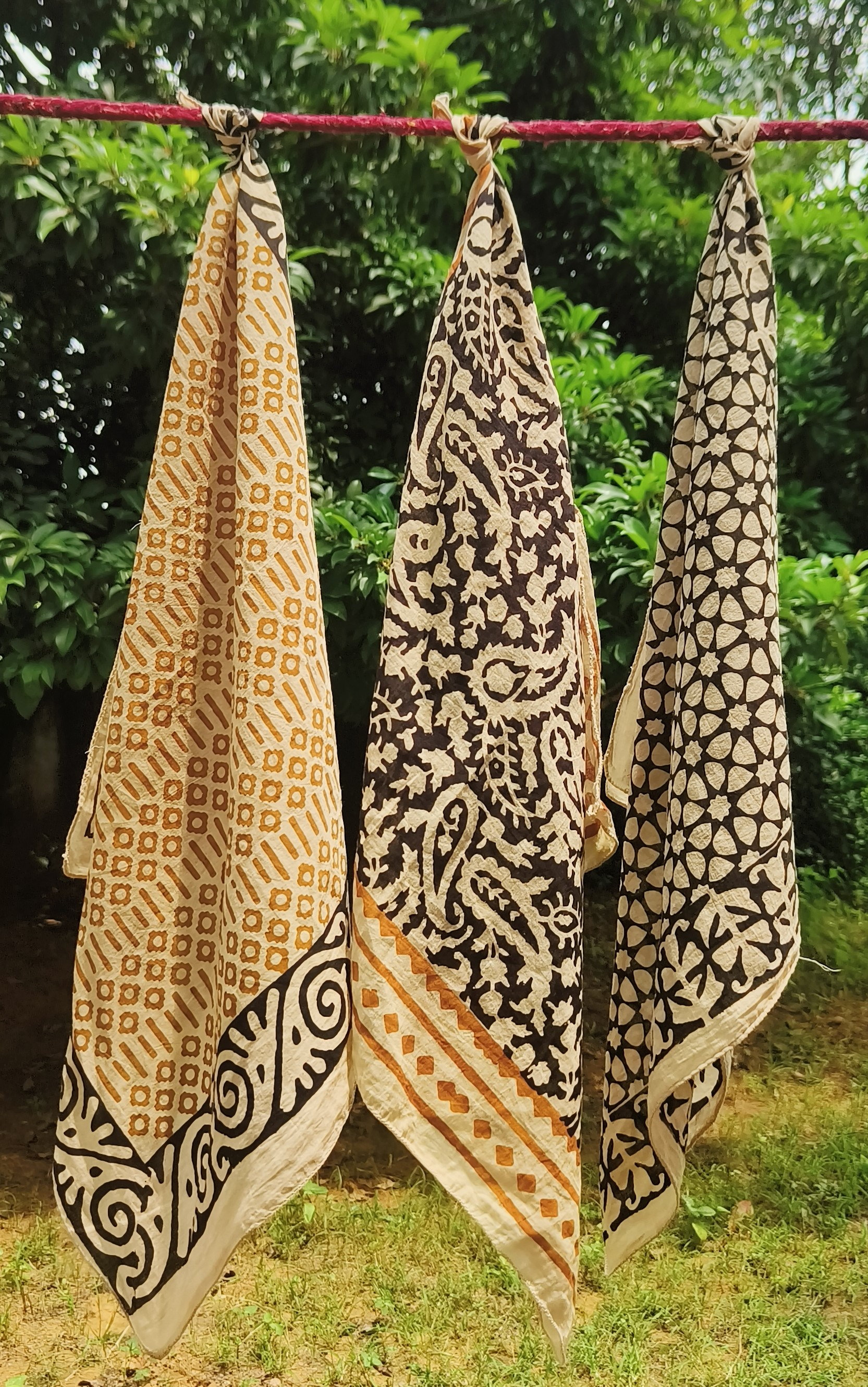 Handcrafted Block Print Cotton Scarves
