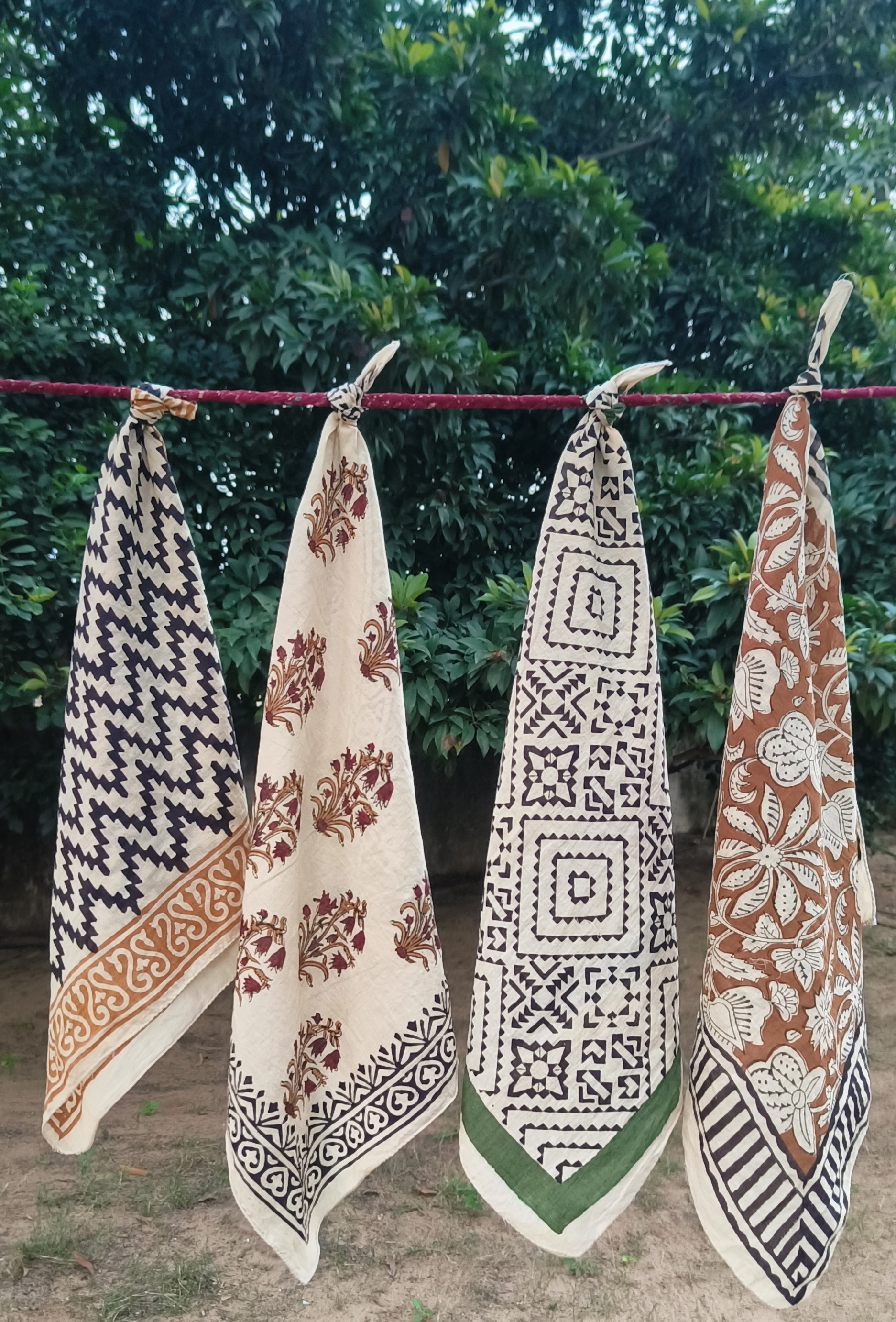 Handmade Batik Cotton Throw