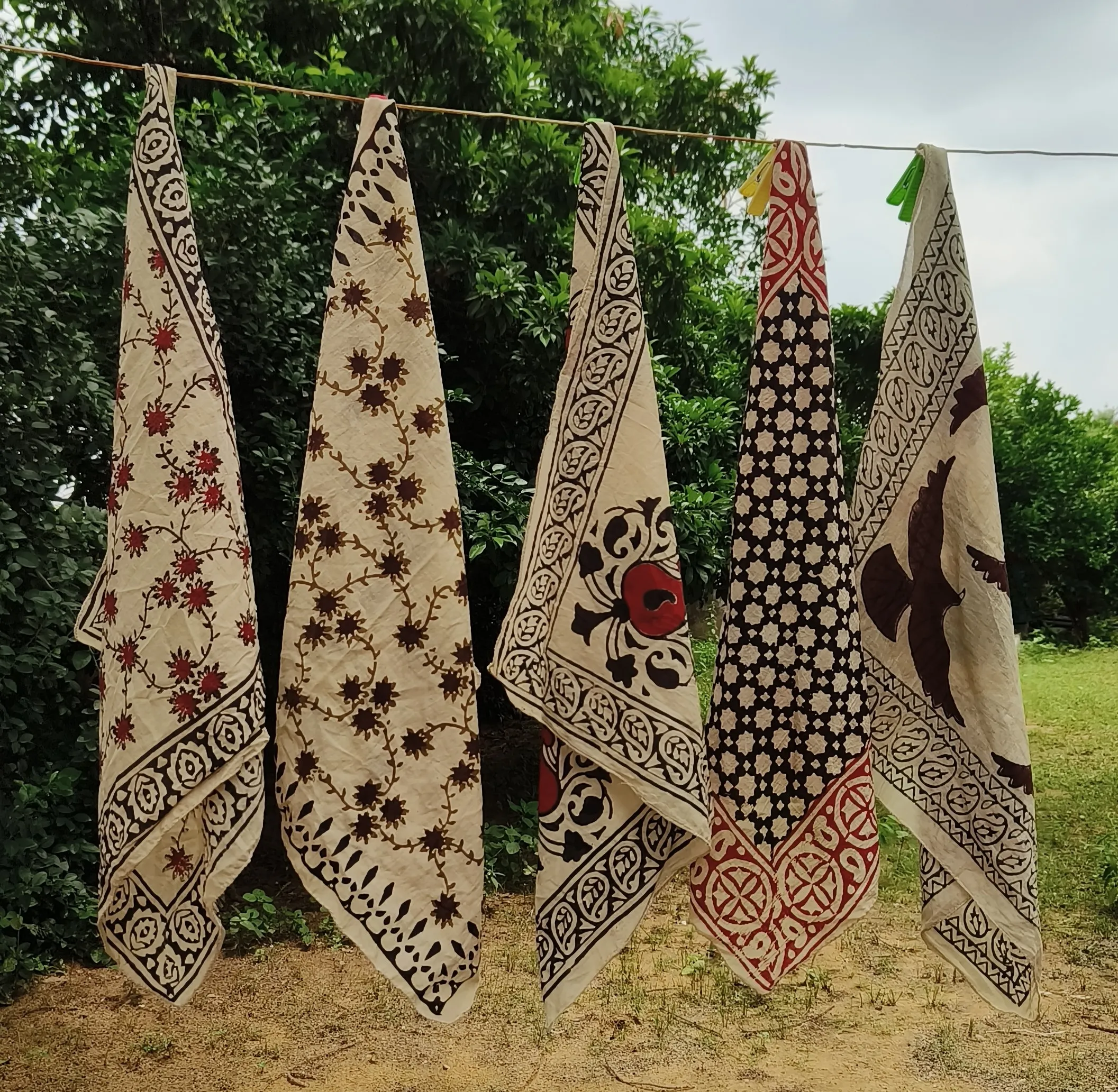 Handcrafted Block Print Cotton Towels