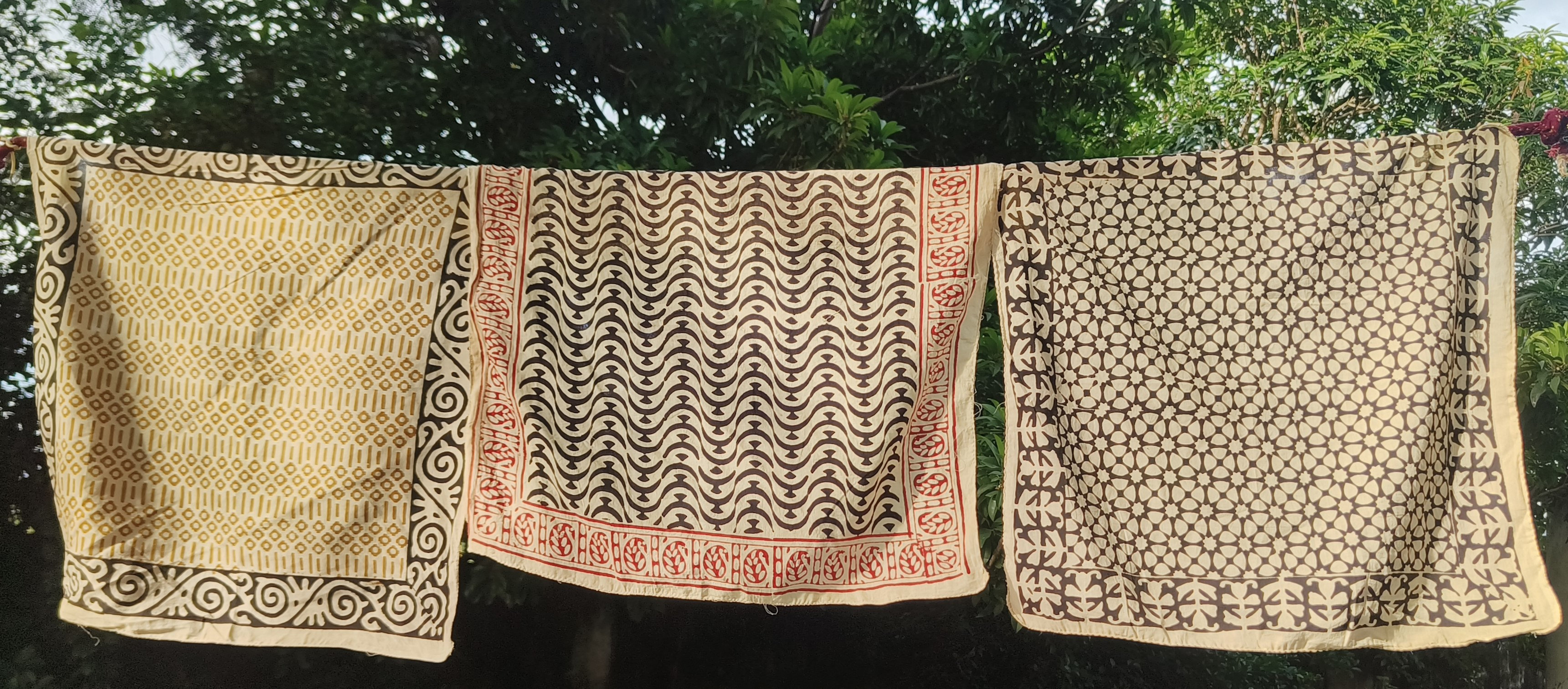 Handcrafted Block Print Cotton Scarves