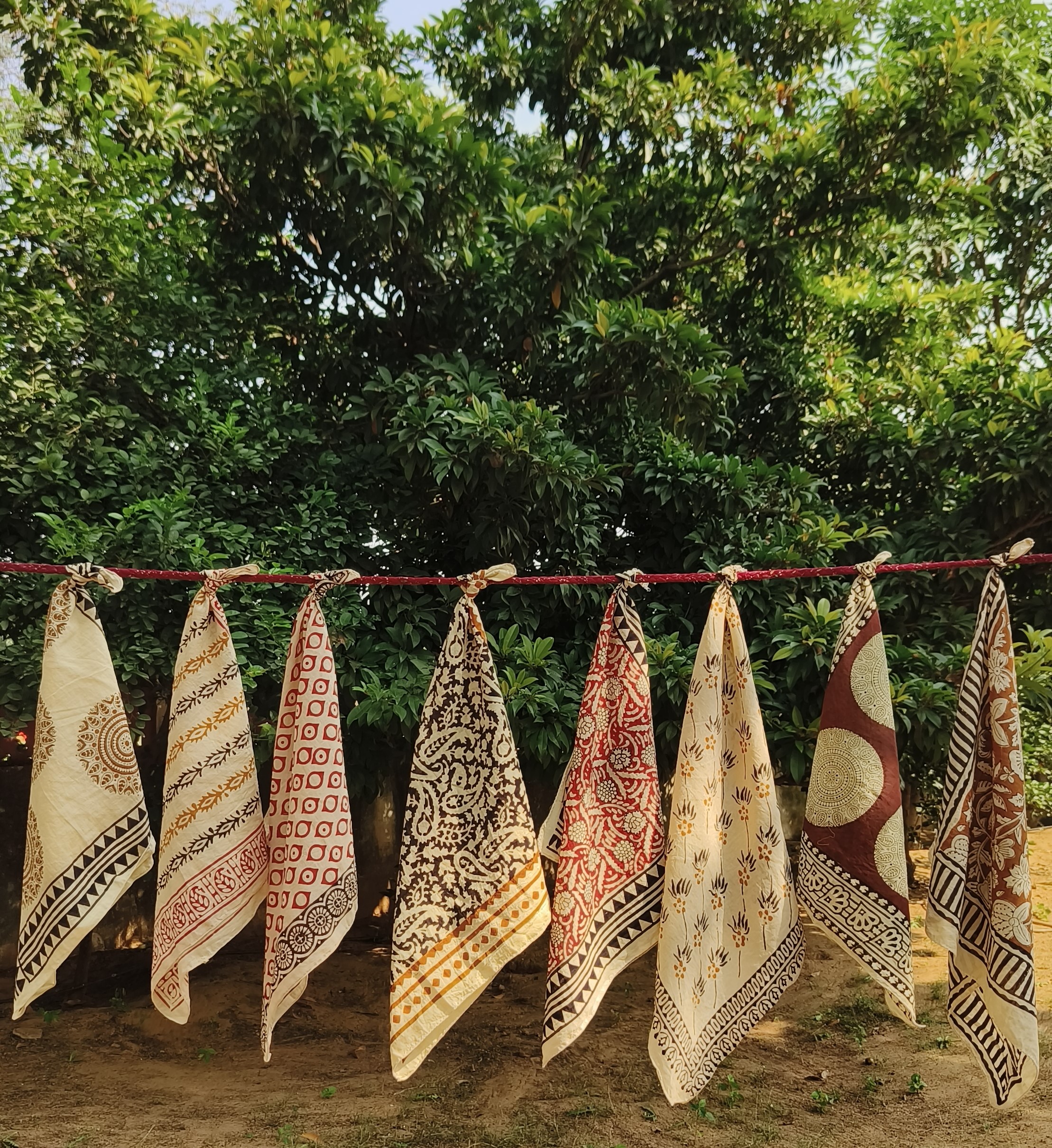 Handcrafted Block Print Cotton Throw