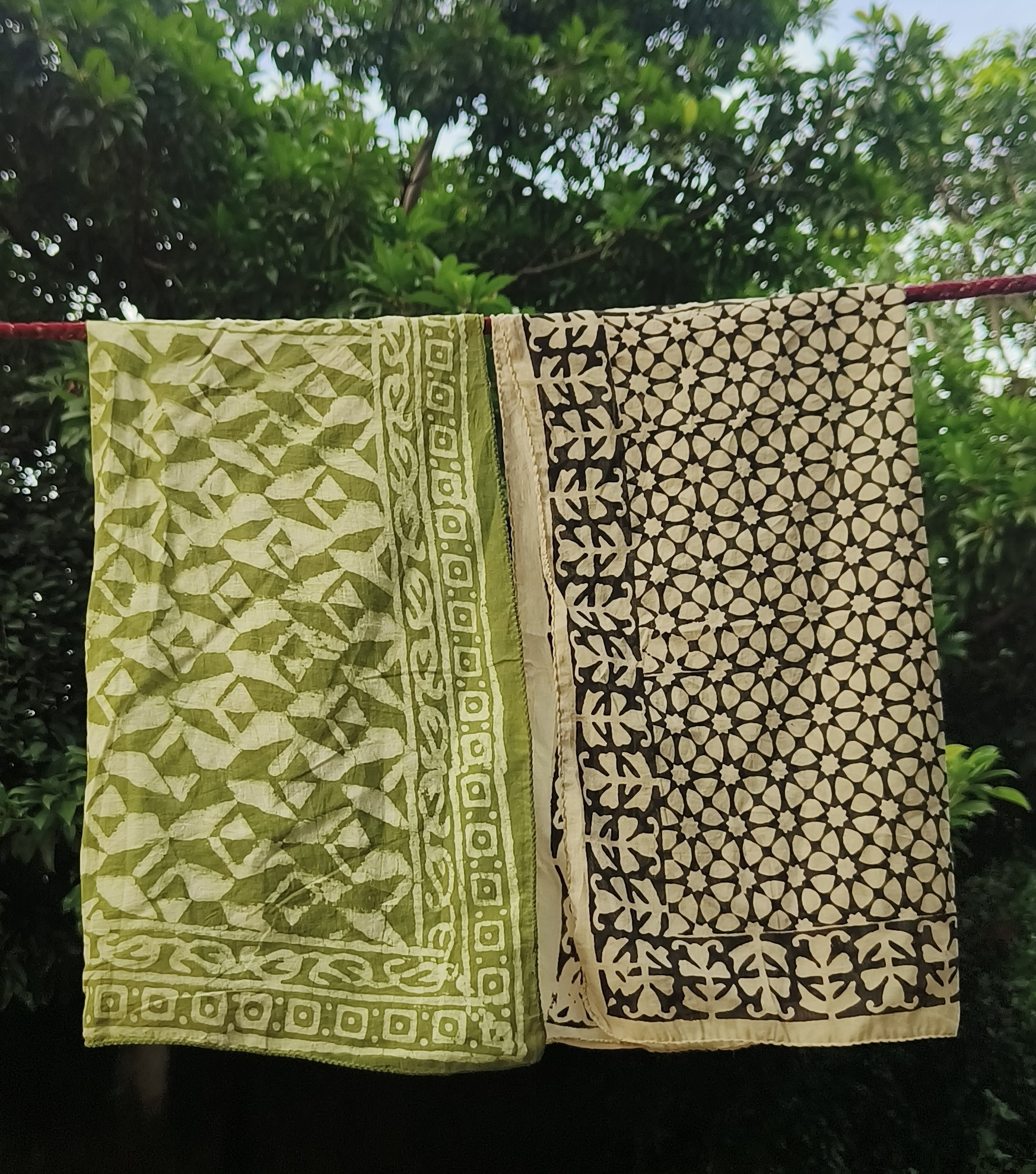 Handcrafted Block Print Cotton Scarves