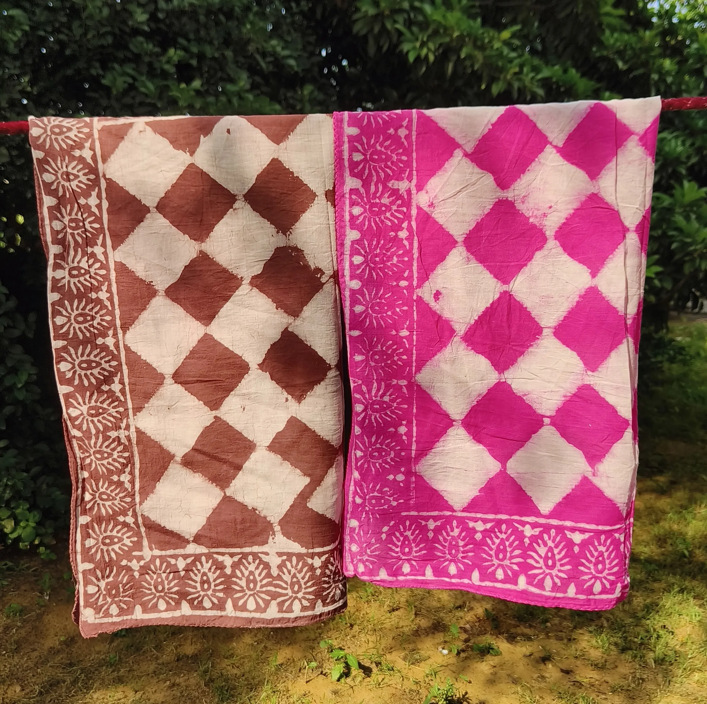Handcrafted Bandhani Scarves