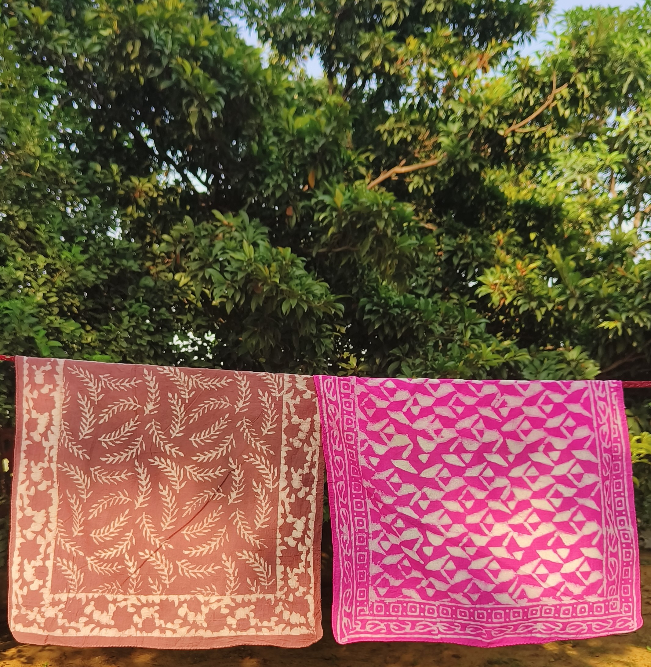 Handcrafted Block Print Cotton Saree