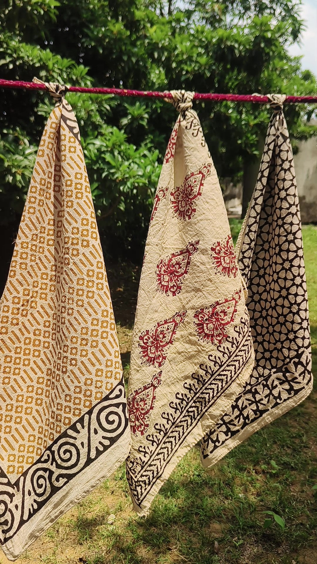 Handcrafted Block Print Cotton Scarf