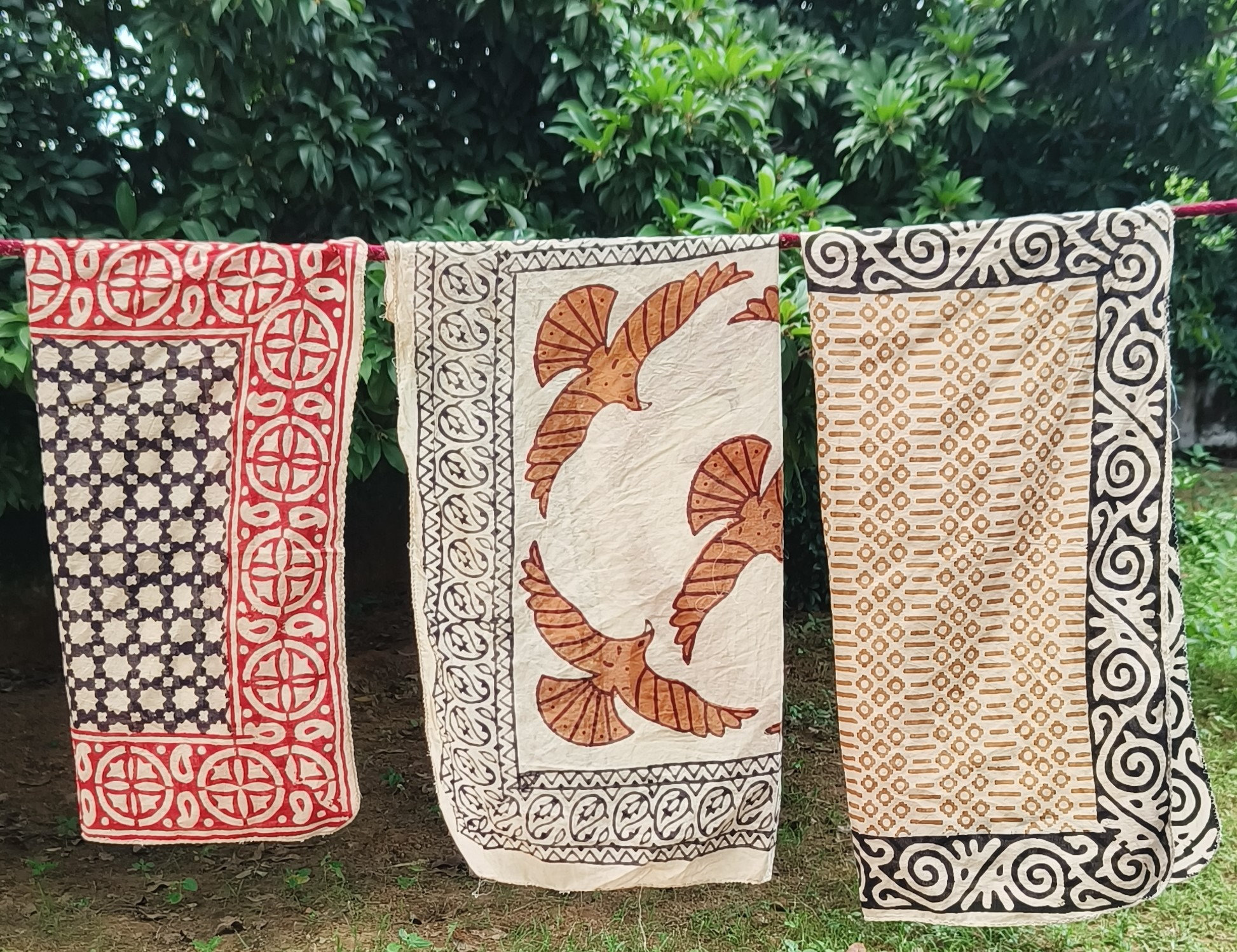 Handcrafted Block Print Cotton Scarves
