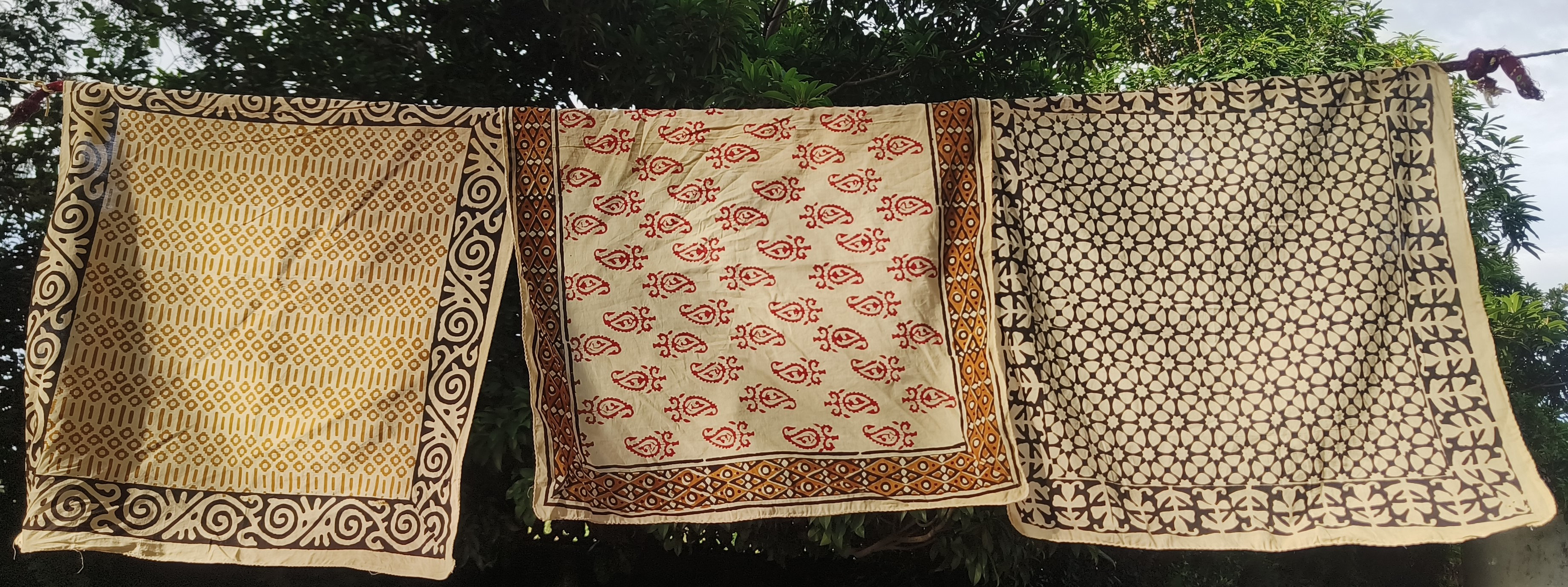 Handcrafted Block Print Scarves