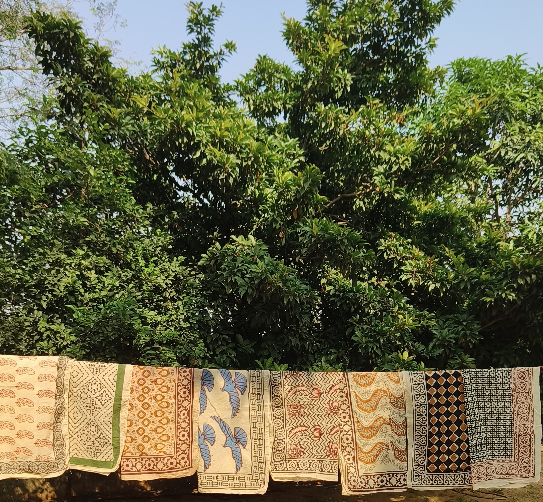 Handcrafted Block Print Cotton Throw