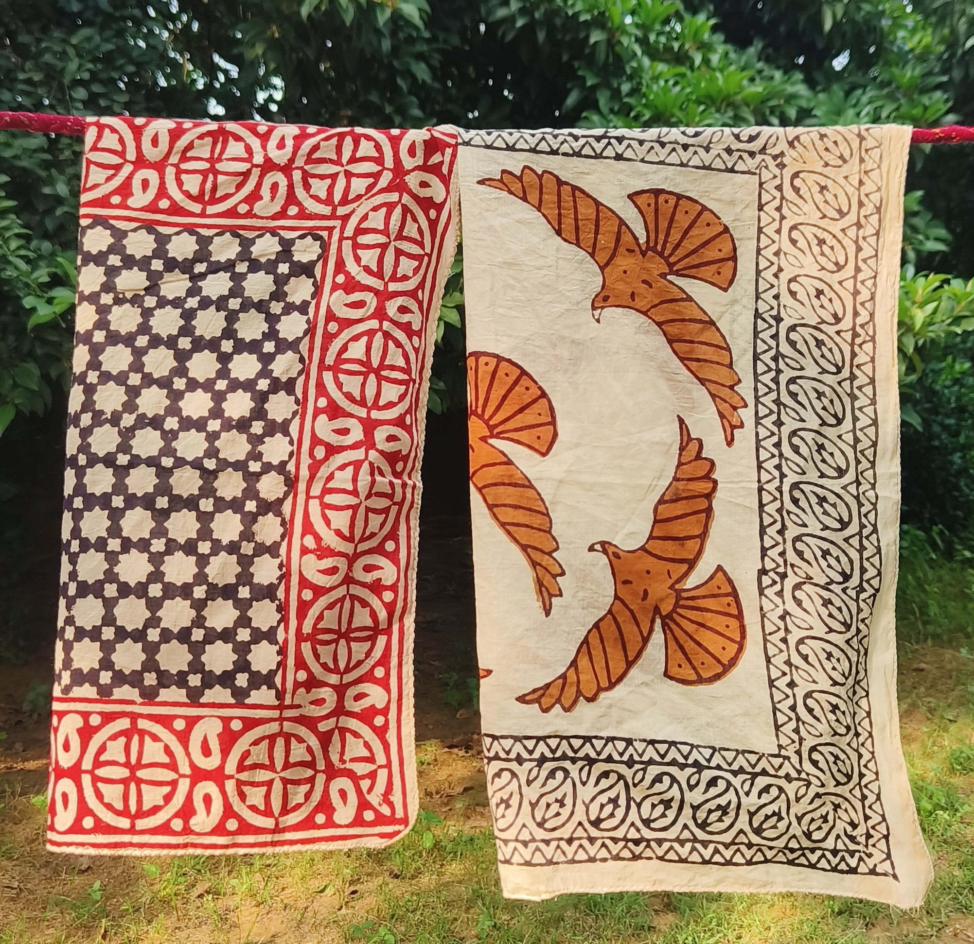 Handcrafted Block Print Cotton Scarves