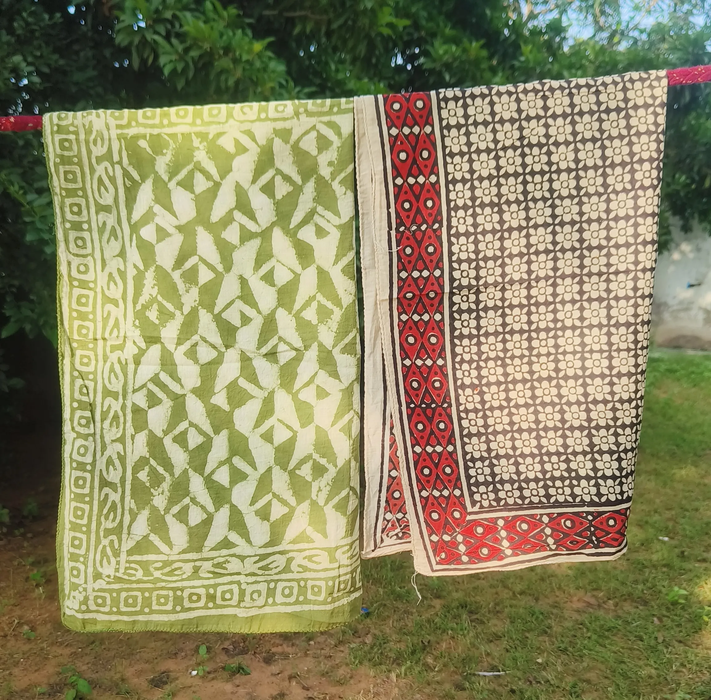 Handcrafted Block Print Cotton Scarves