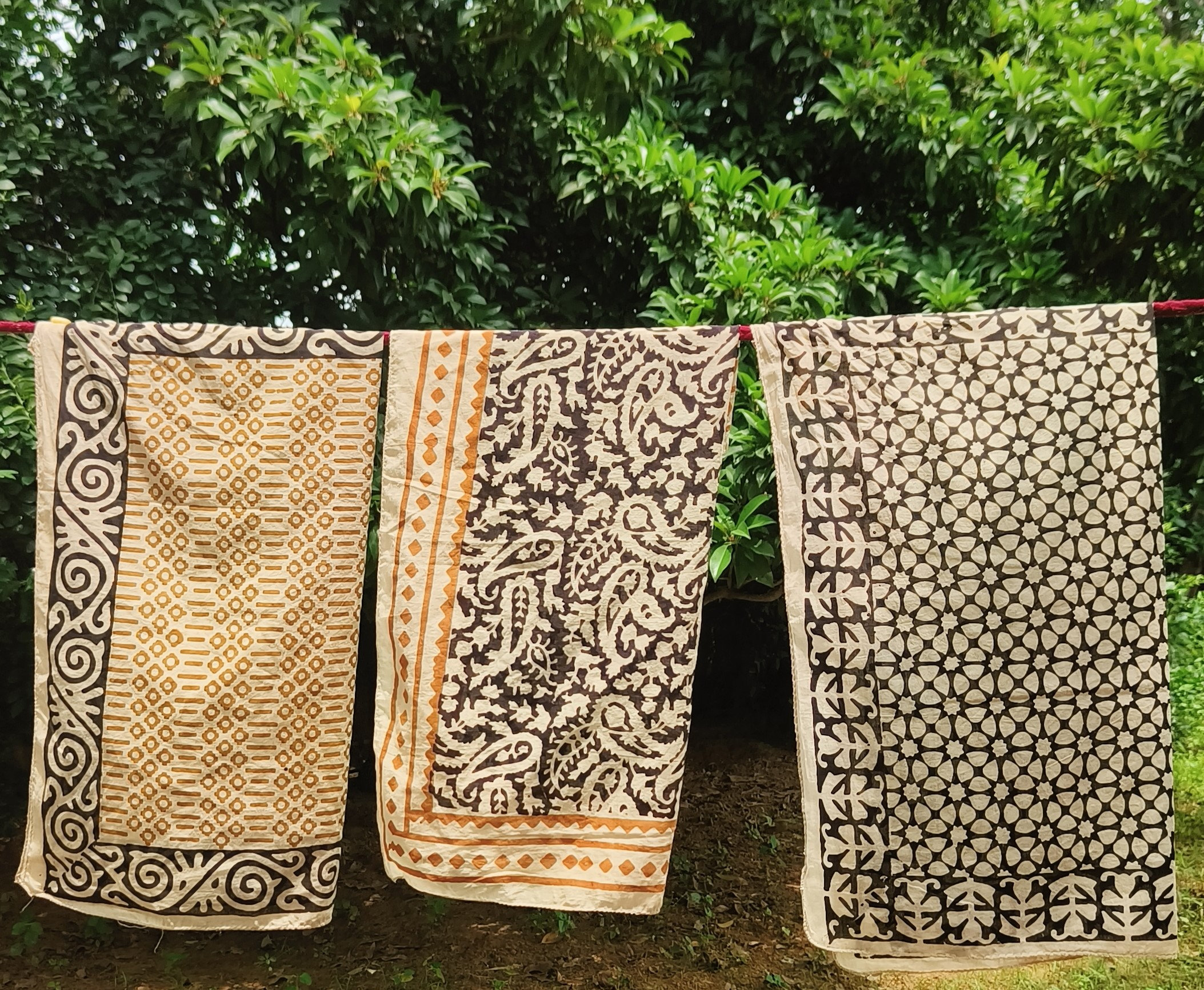Handcrafted Block Print Cotton Scarves