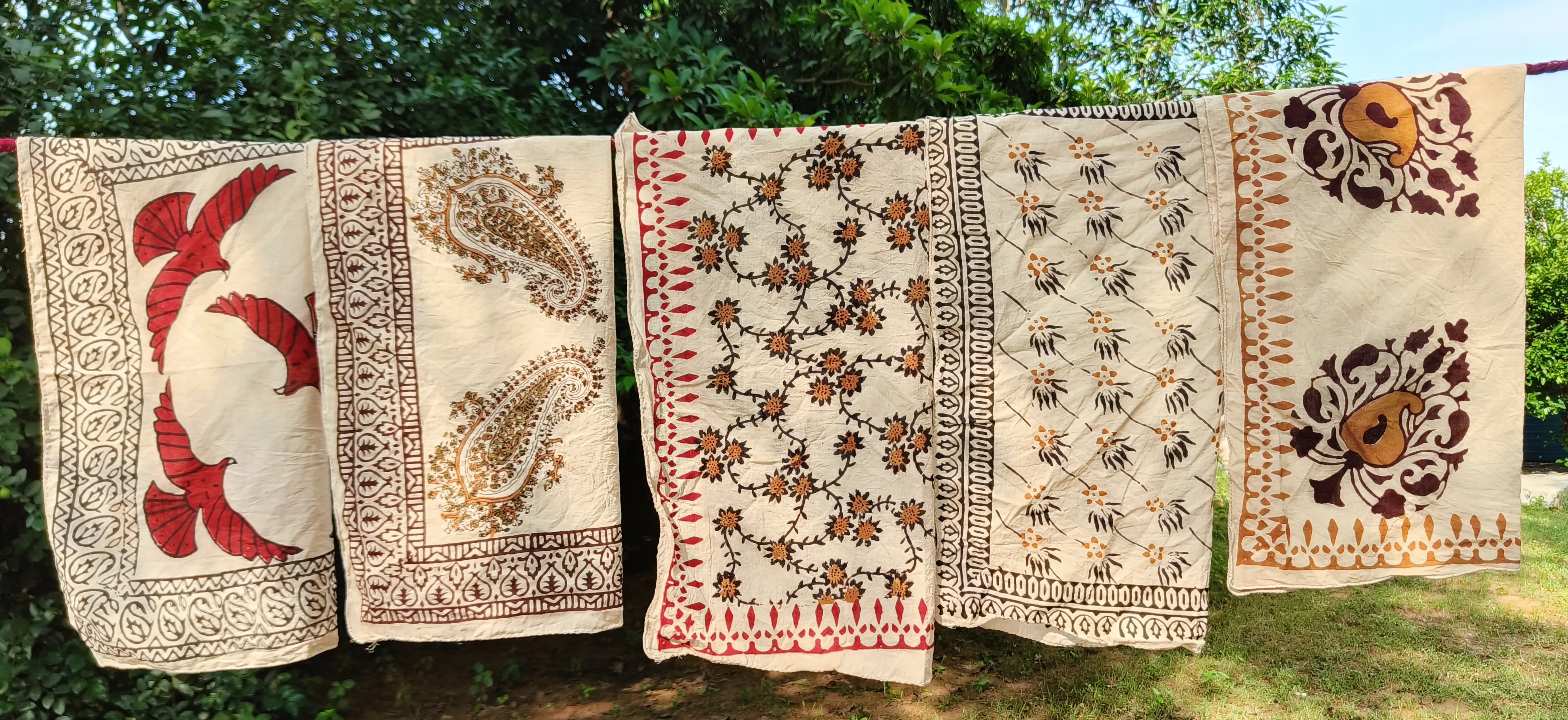 Handcrafted Block Print Cotton Scarves
