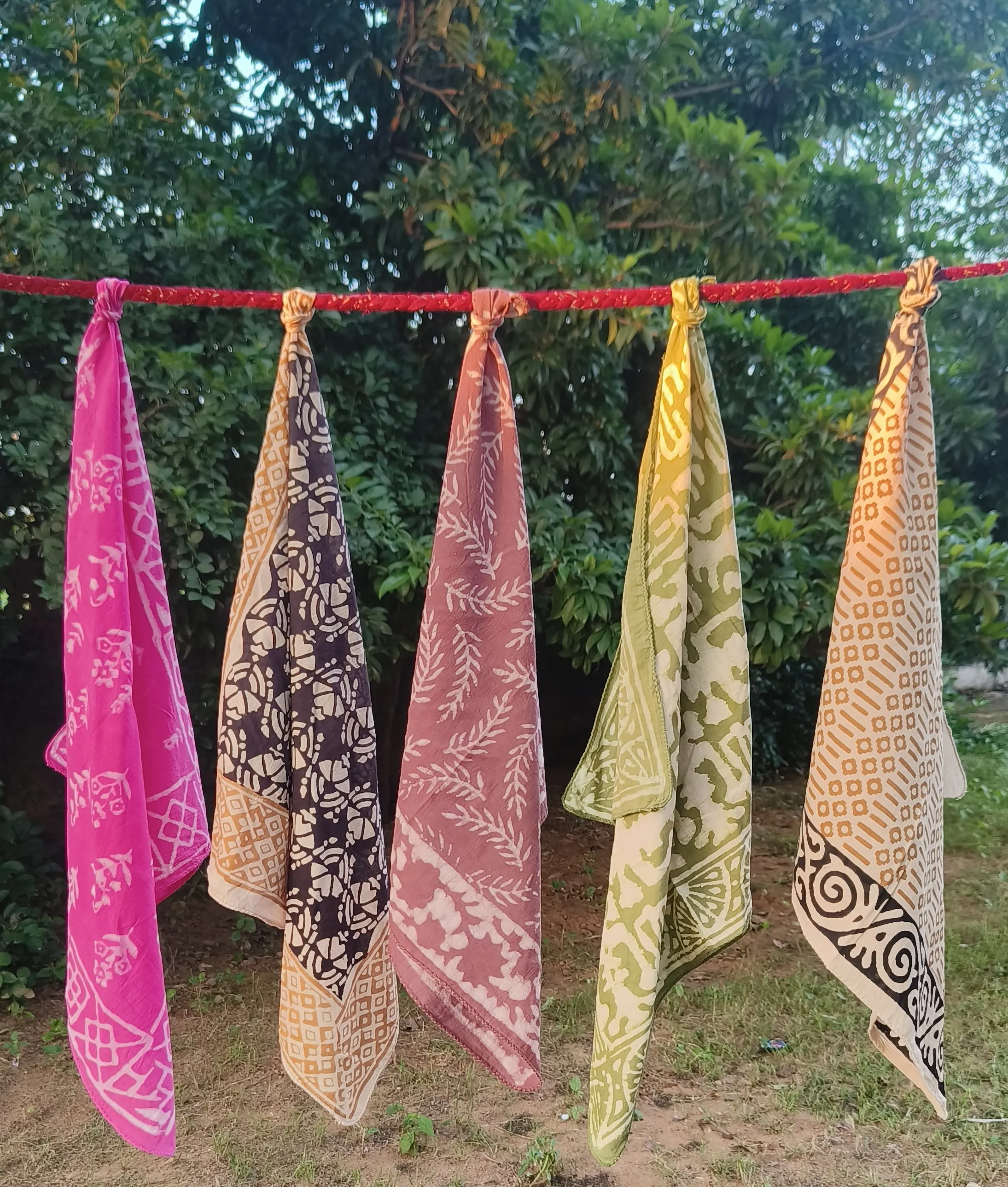 Printed Cotton Scarves