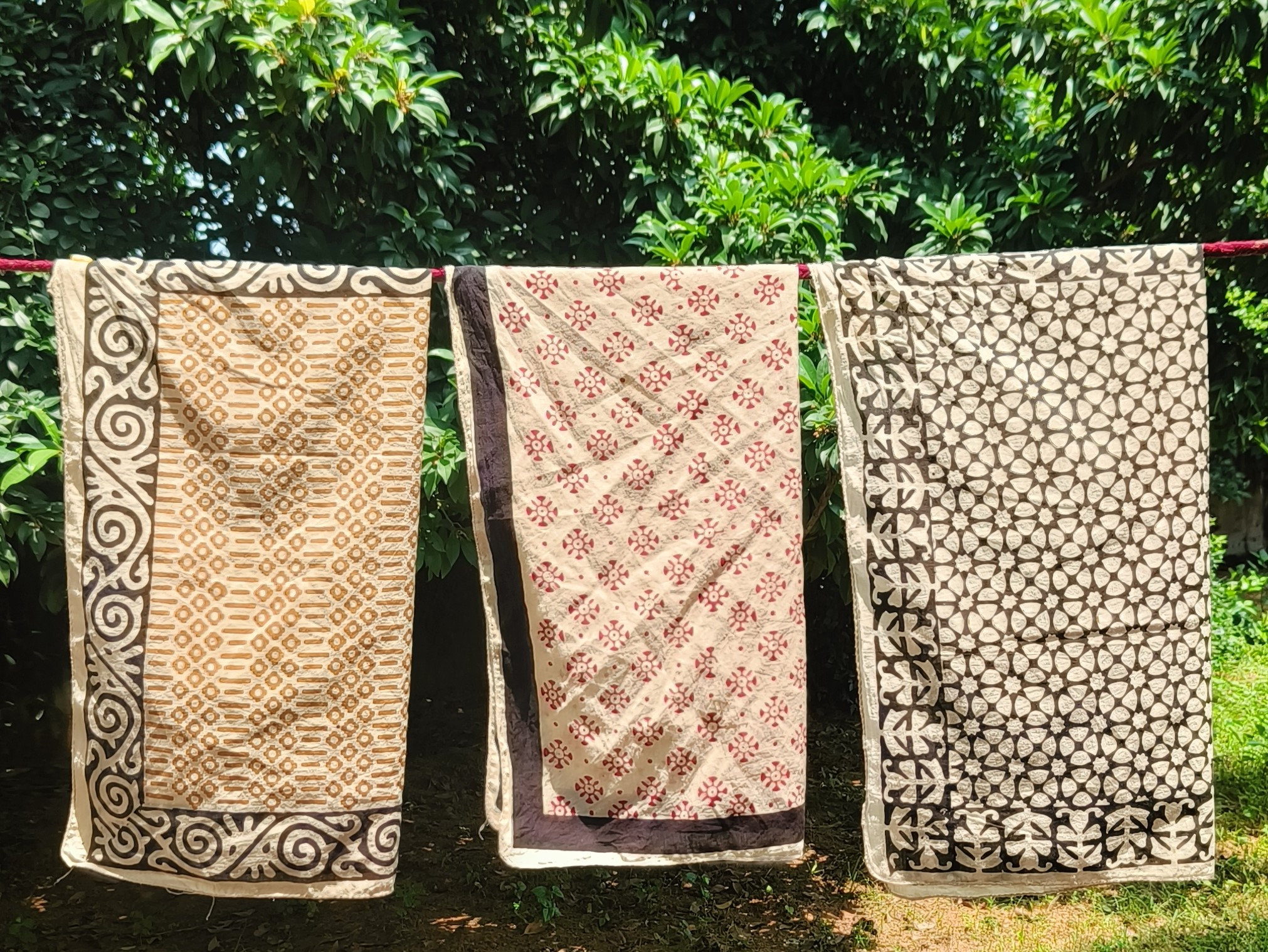 Handcrafted Block Print Cotton Shawl