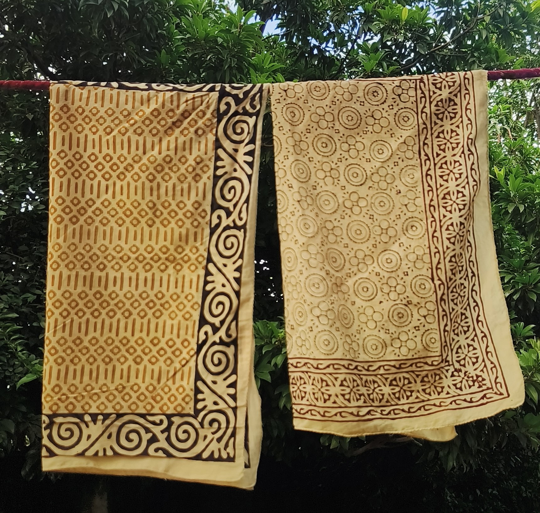 Handcrafted Printed Cotton Scarves