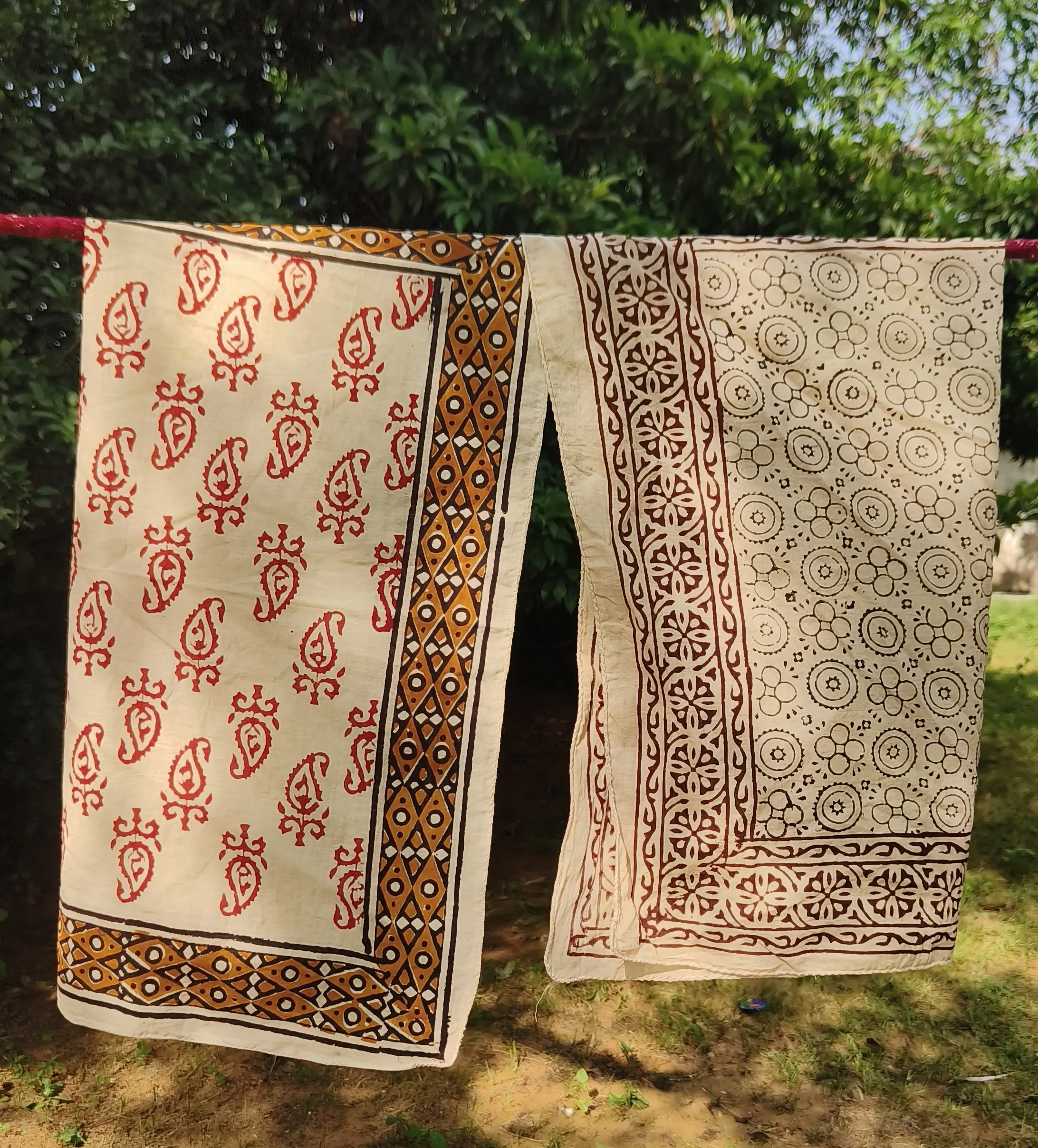 Handcrafted Block Print Cotton Scarves