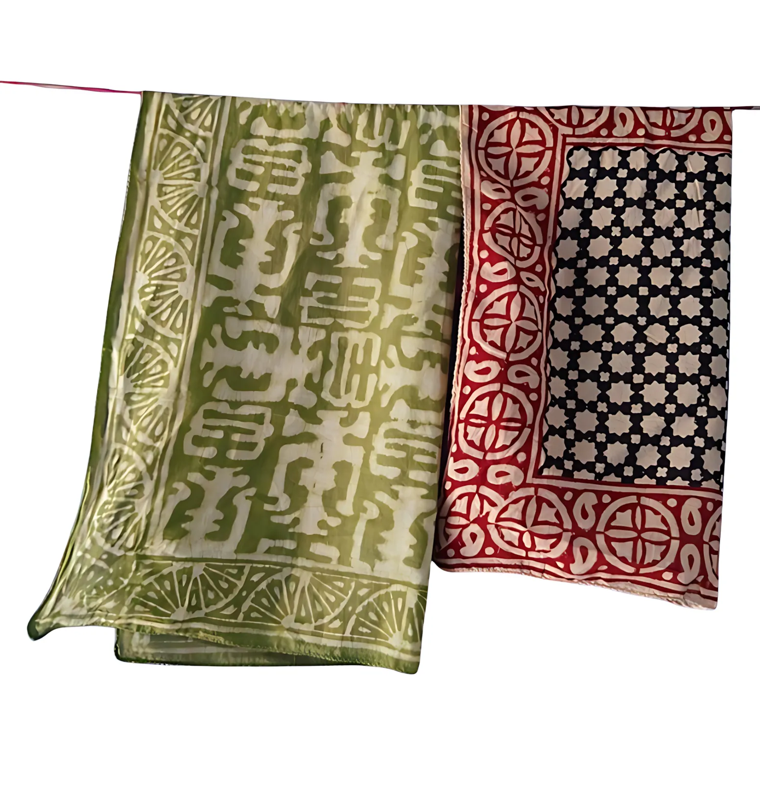 Premium Handcrafted Bandanas (Set of 5) – Organic Dye Cotton Prints