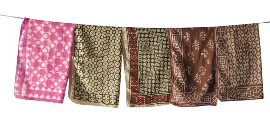 Printed Cotton Handkerchiefs Set