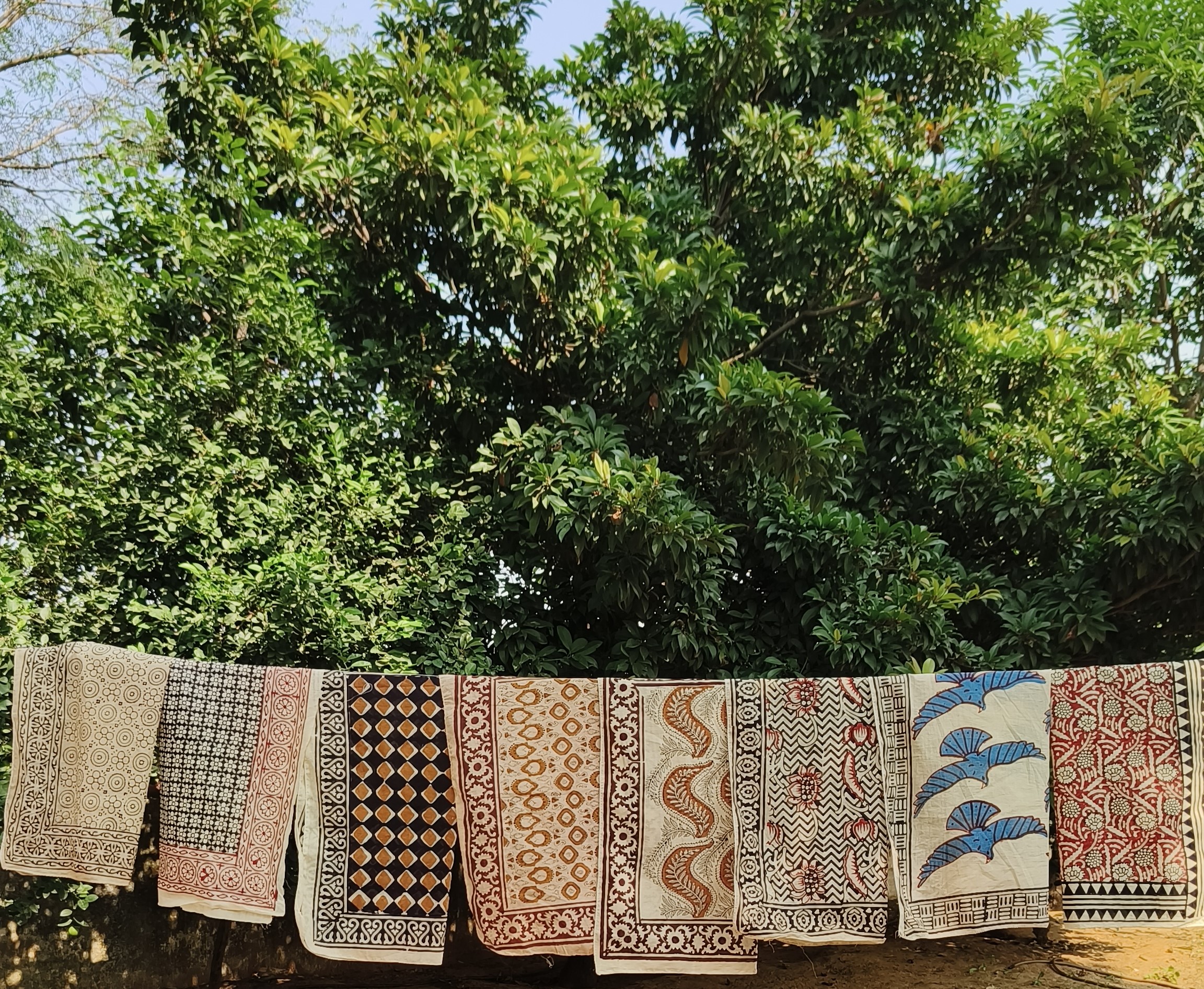 Handcrafted Block Print Cotton Throw