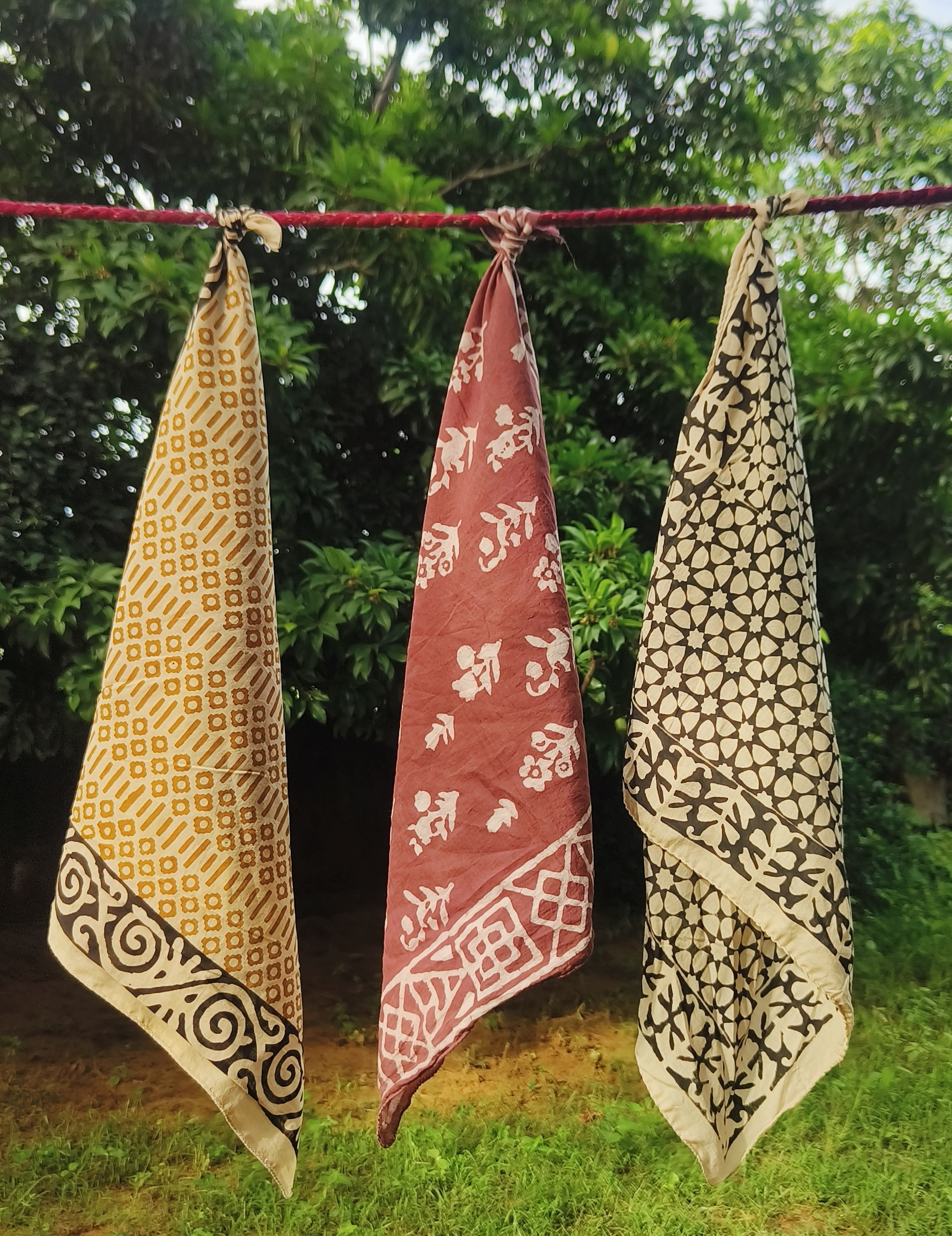Handcrafted Cotton Bandanas