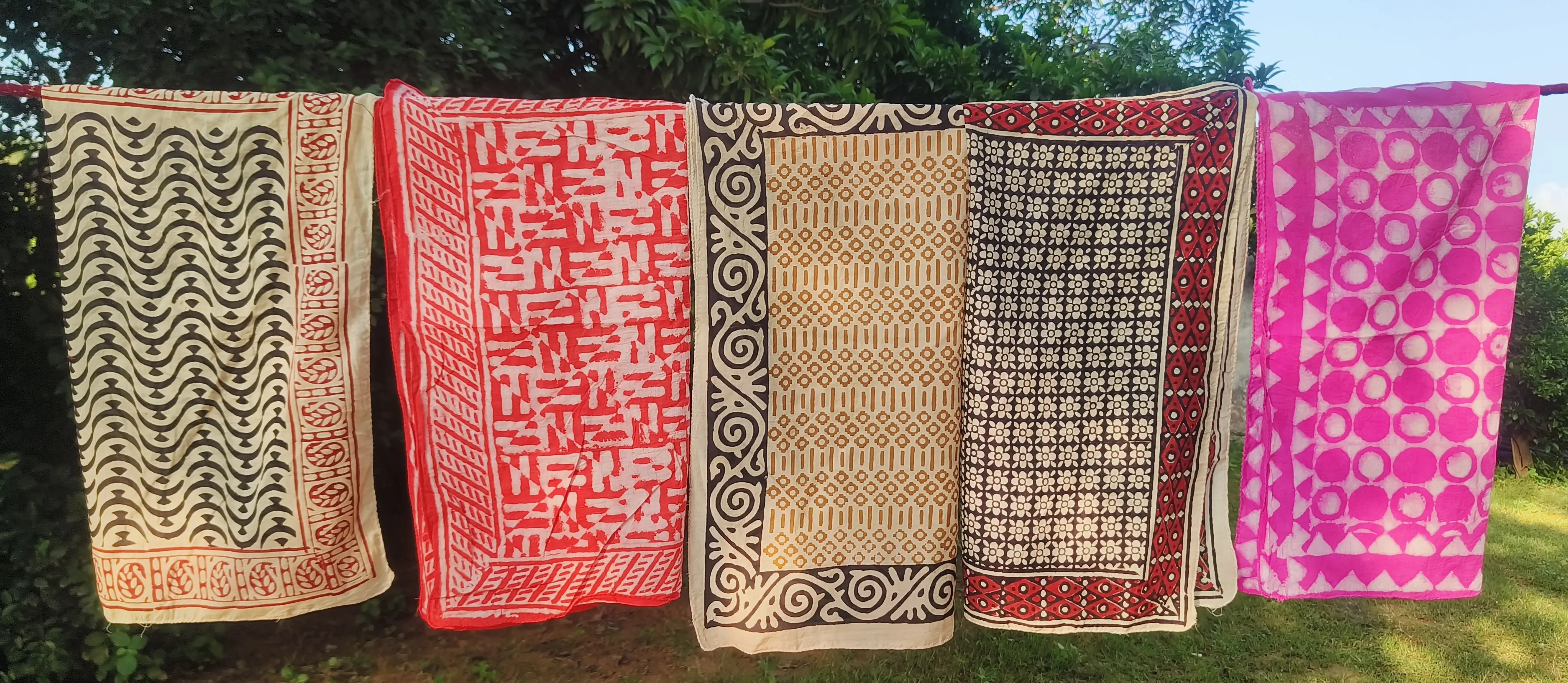 Handcrafted Patterned Scarves