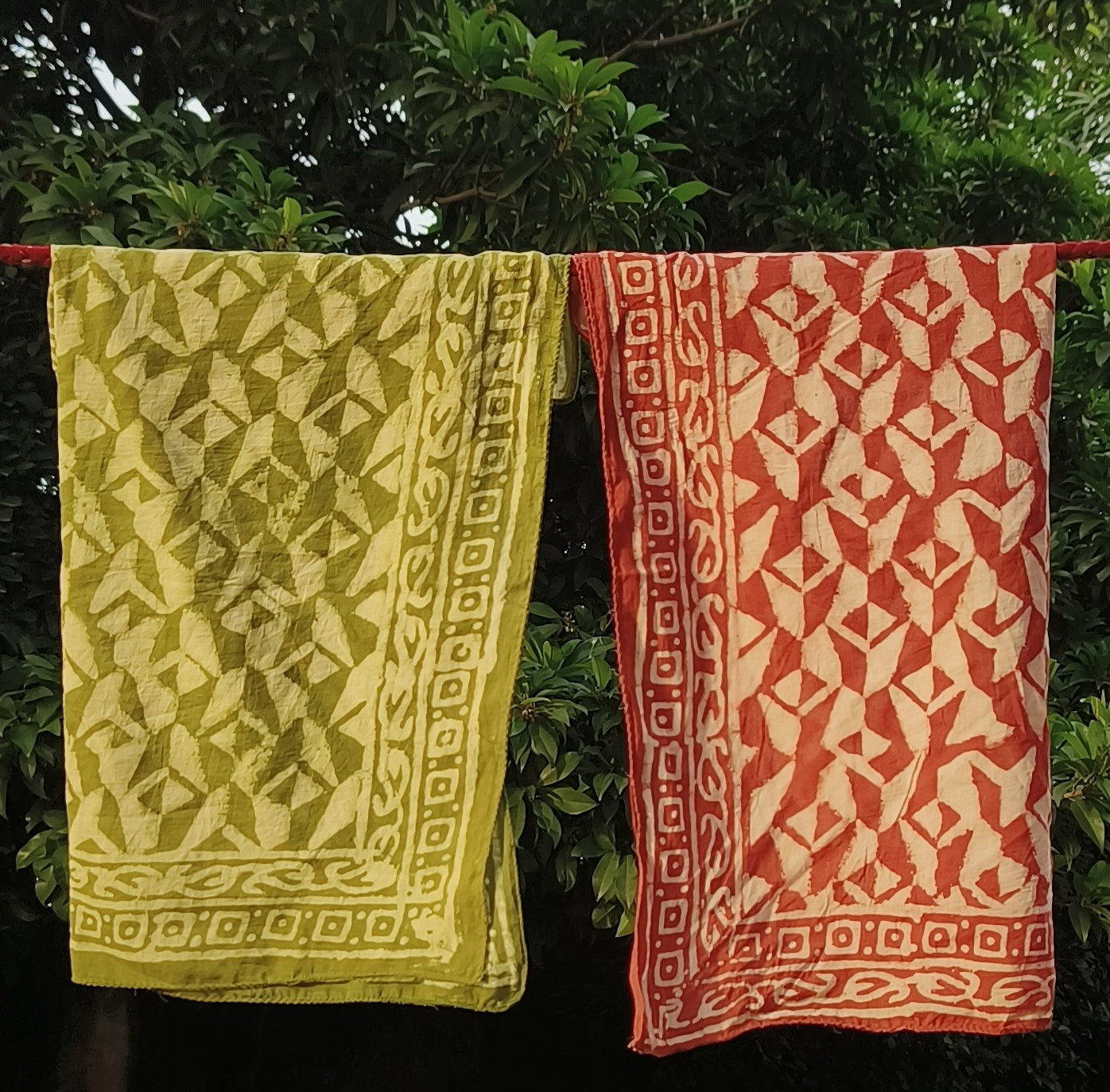 Handcrafted Batik Scarves