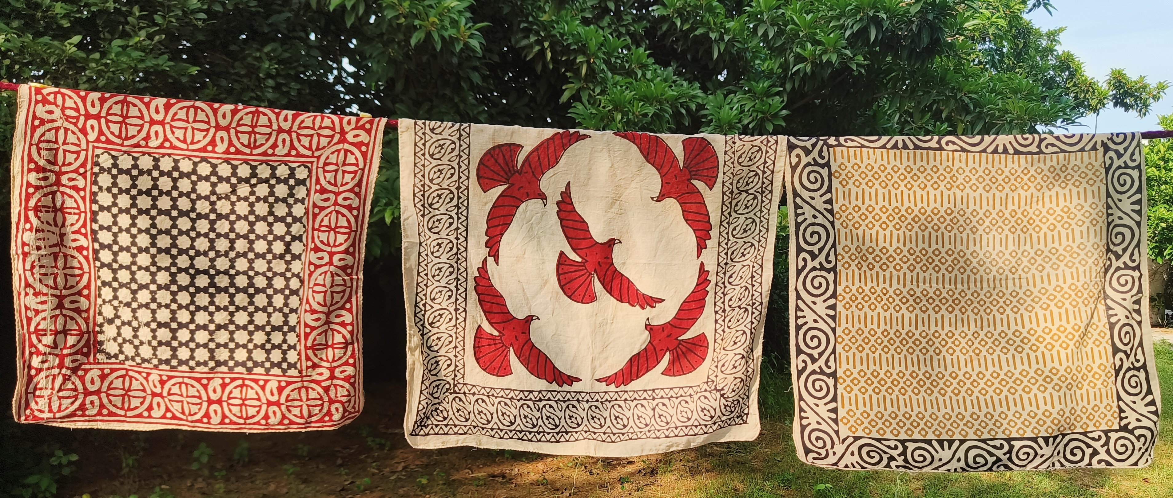 Handcrafted Patterned Scarves