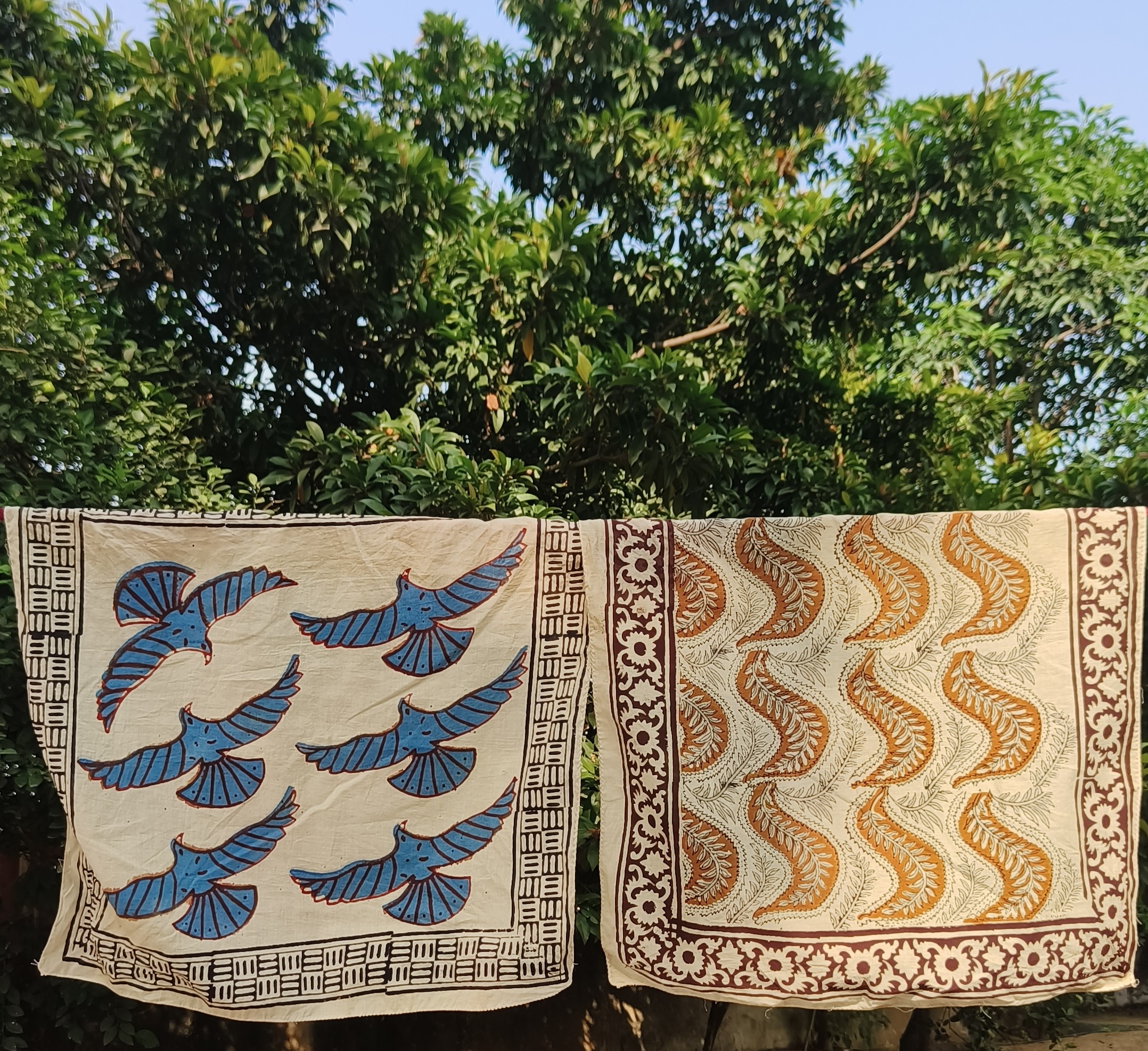 Handcrafted Block Print Cotton Tablecloth