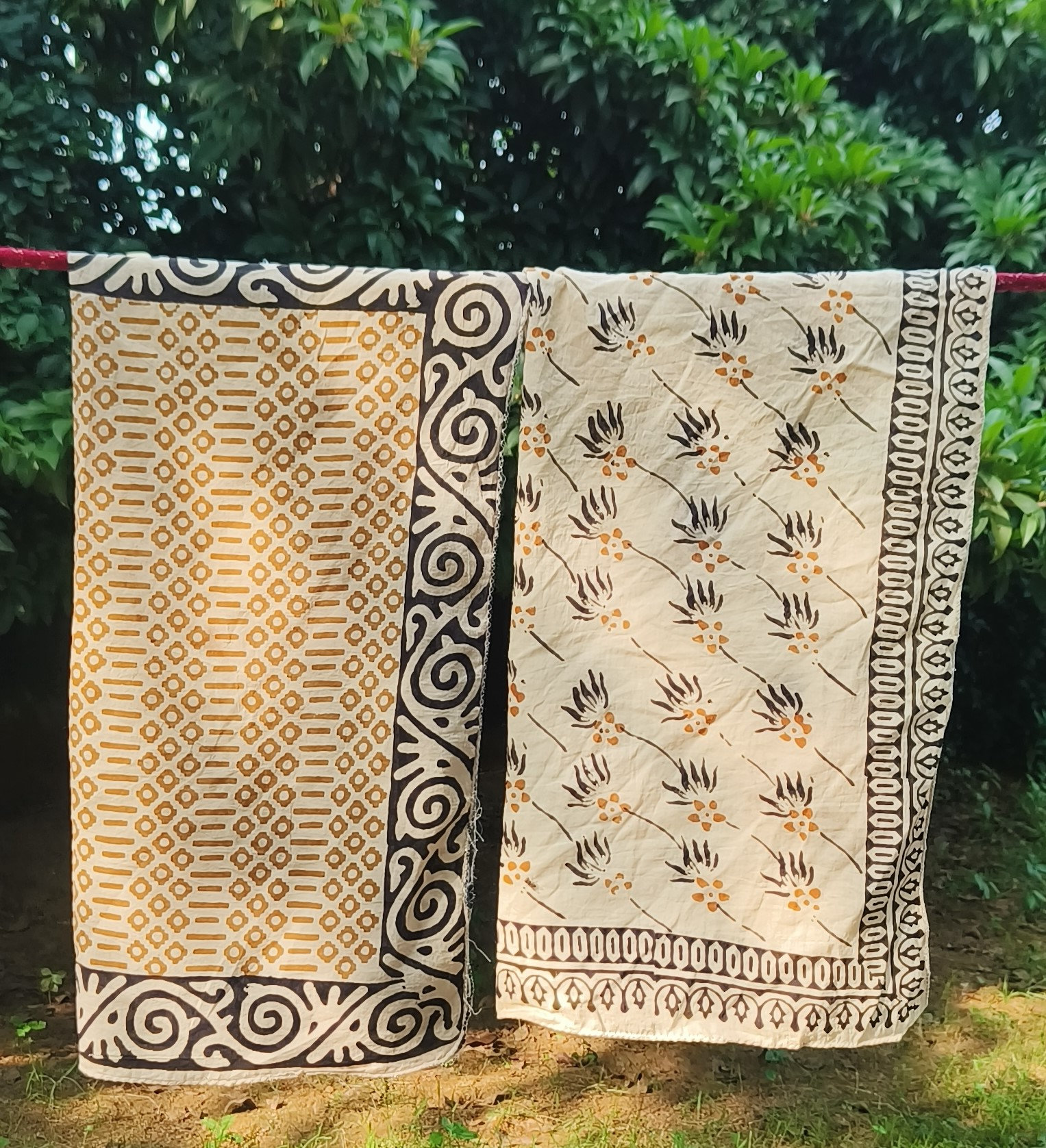 Handcrafted Block Printed Scarves