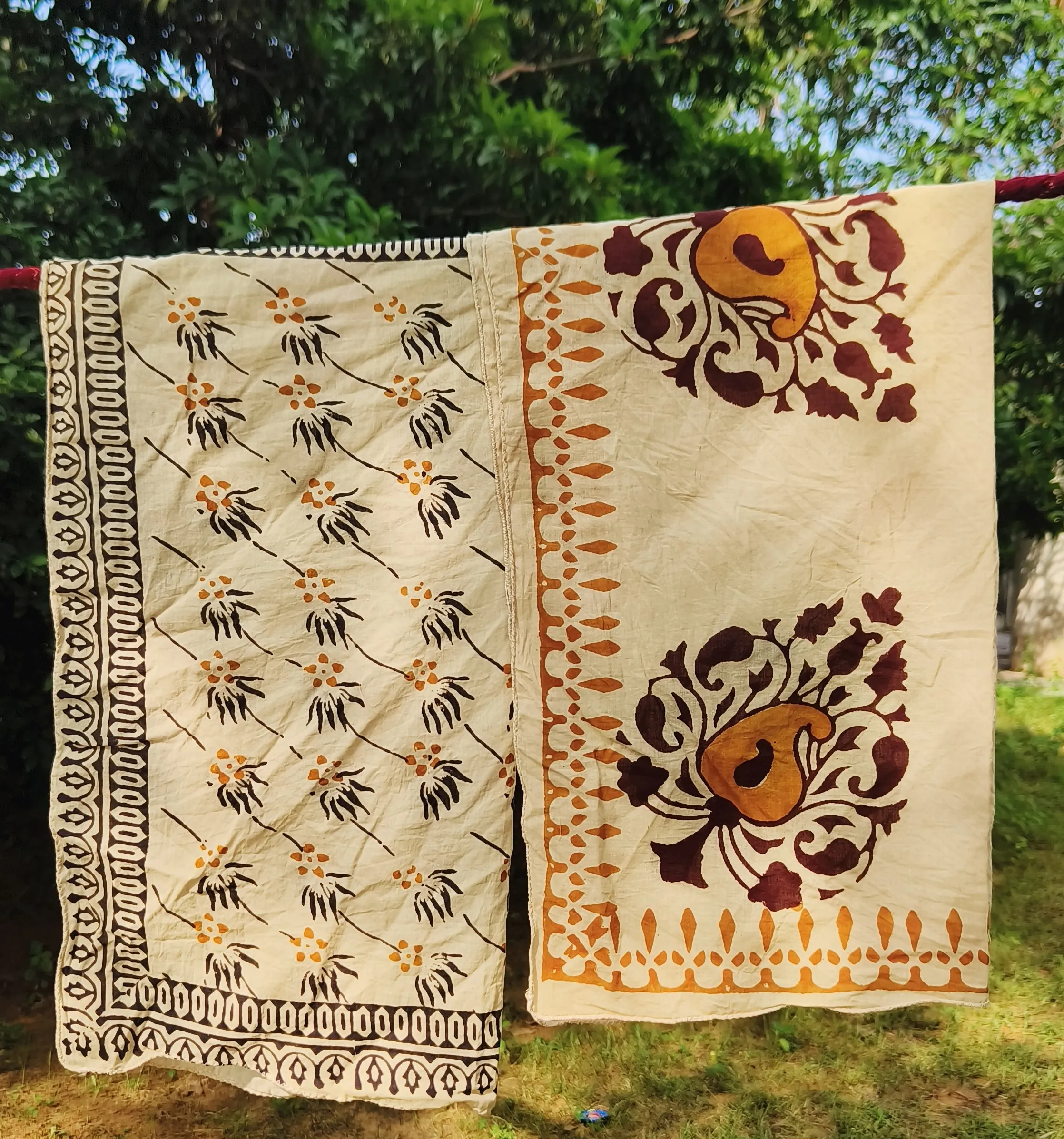 Handcrafted Block Print Cotton Scarves