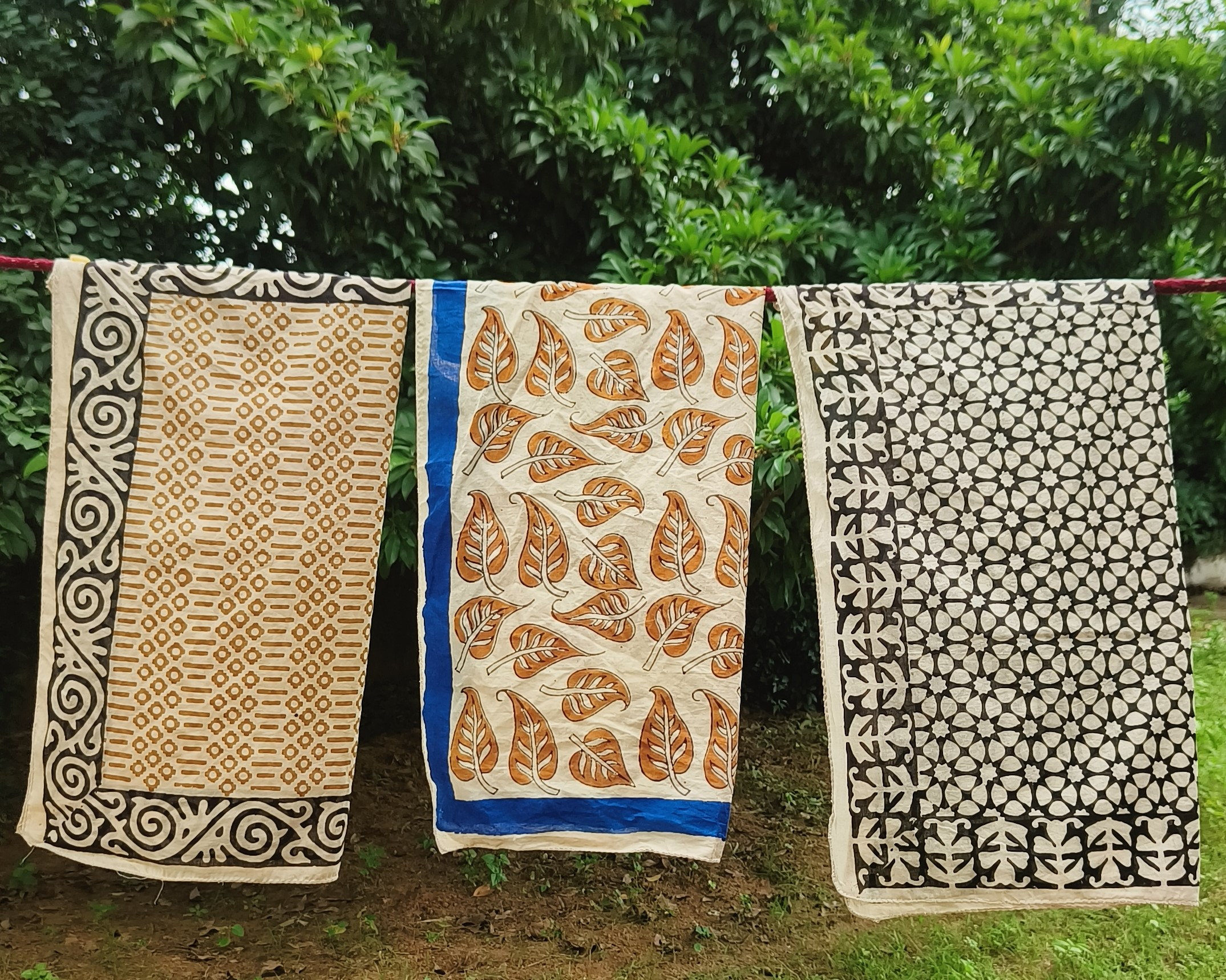 Handcrafted Cotton Scarves Set