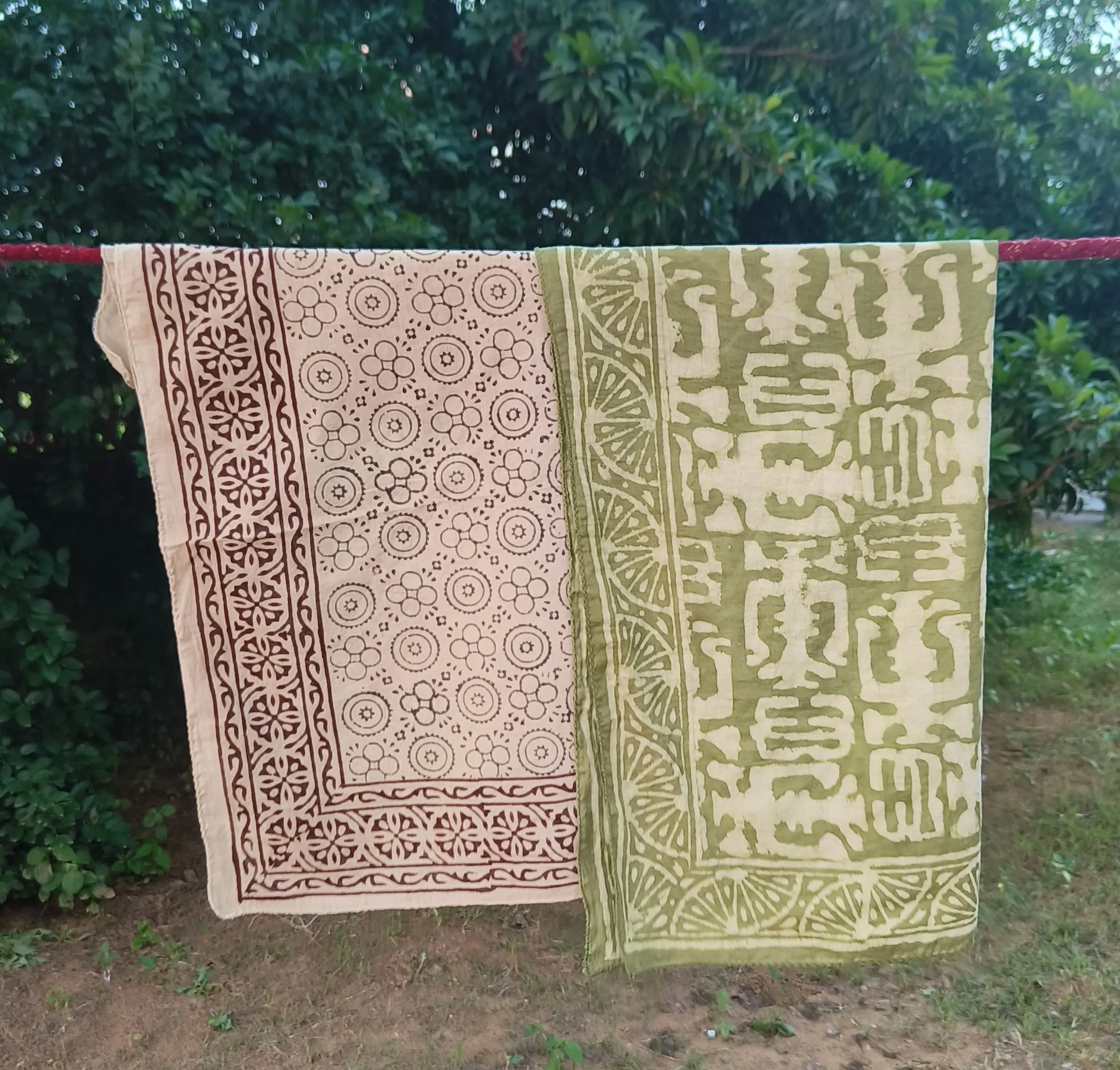 Handcrafted Block Print Bandanas