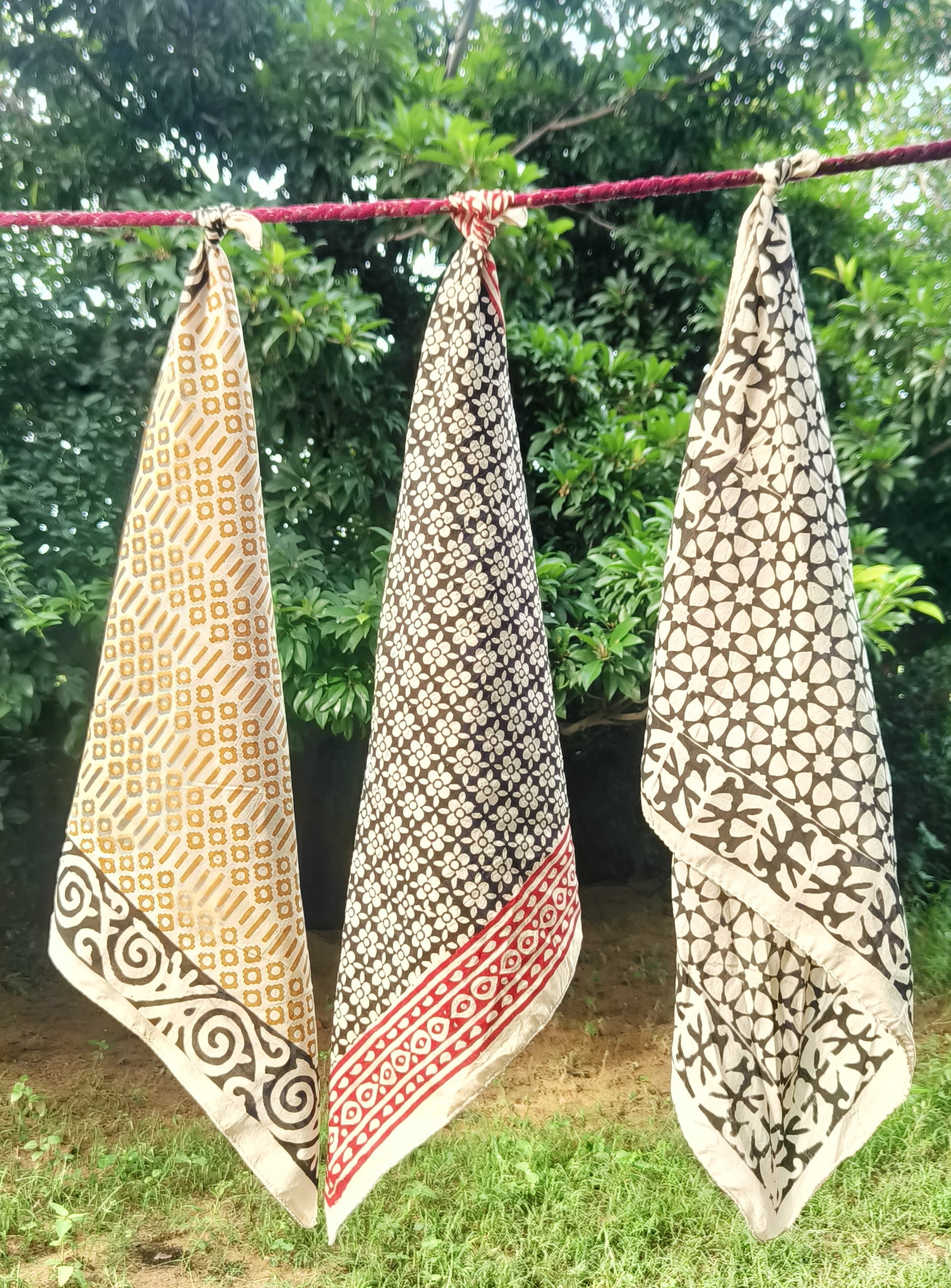 Handcrafted Block Print Cotton Scarves