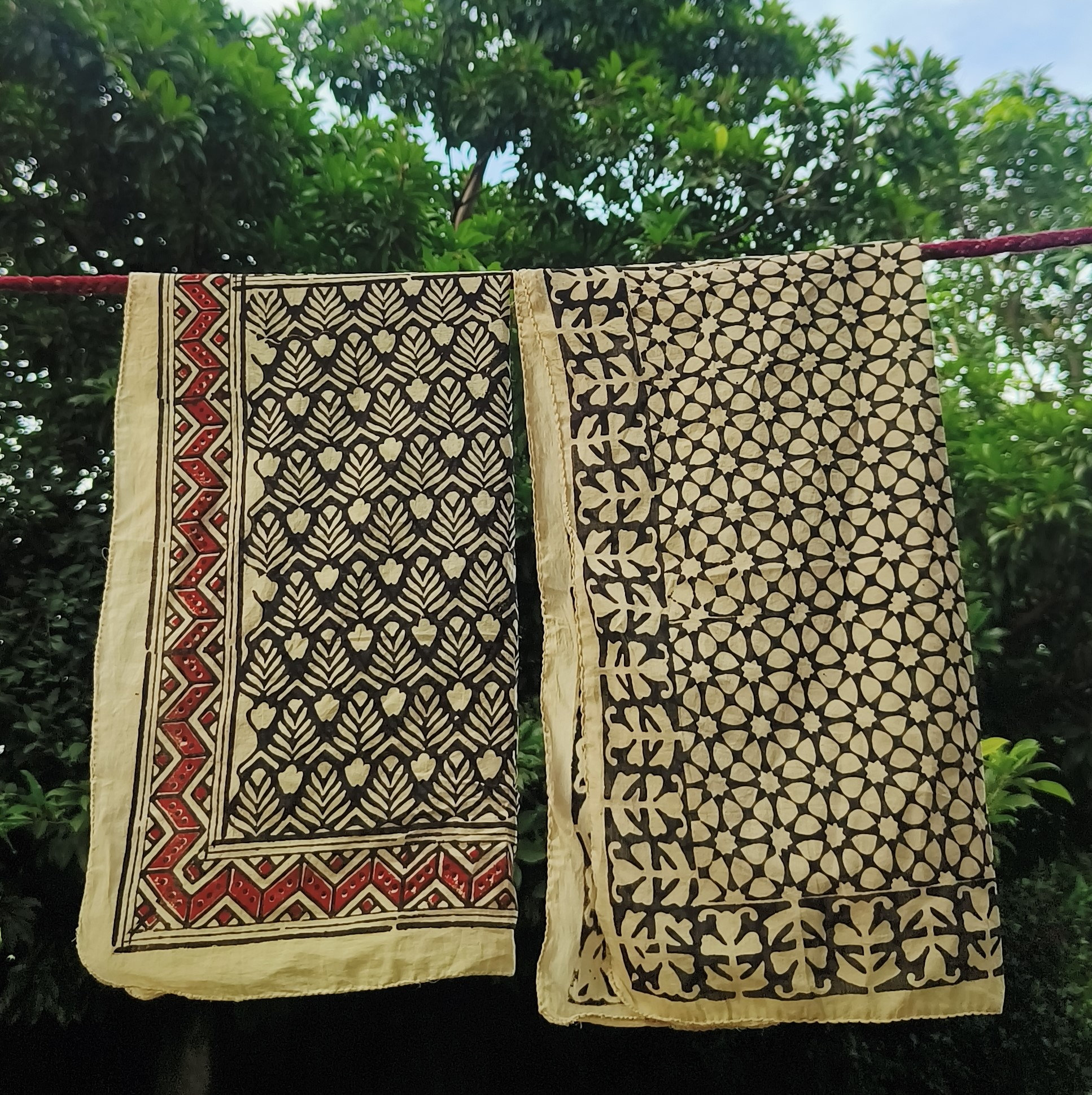 Handcrafted Block Print Scarves