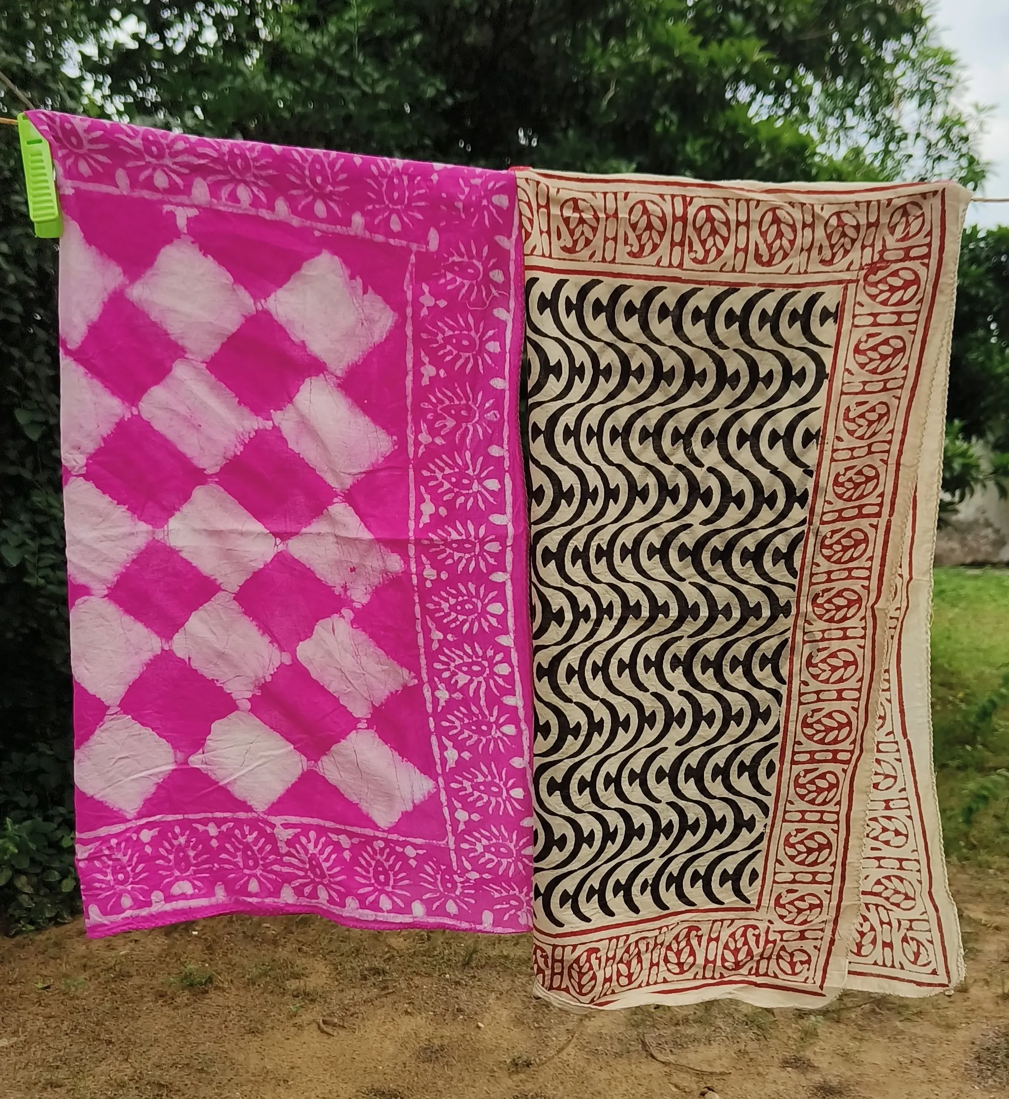 Handcrafted Cotton Batik Scarves