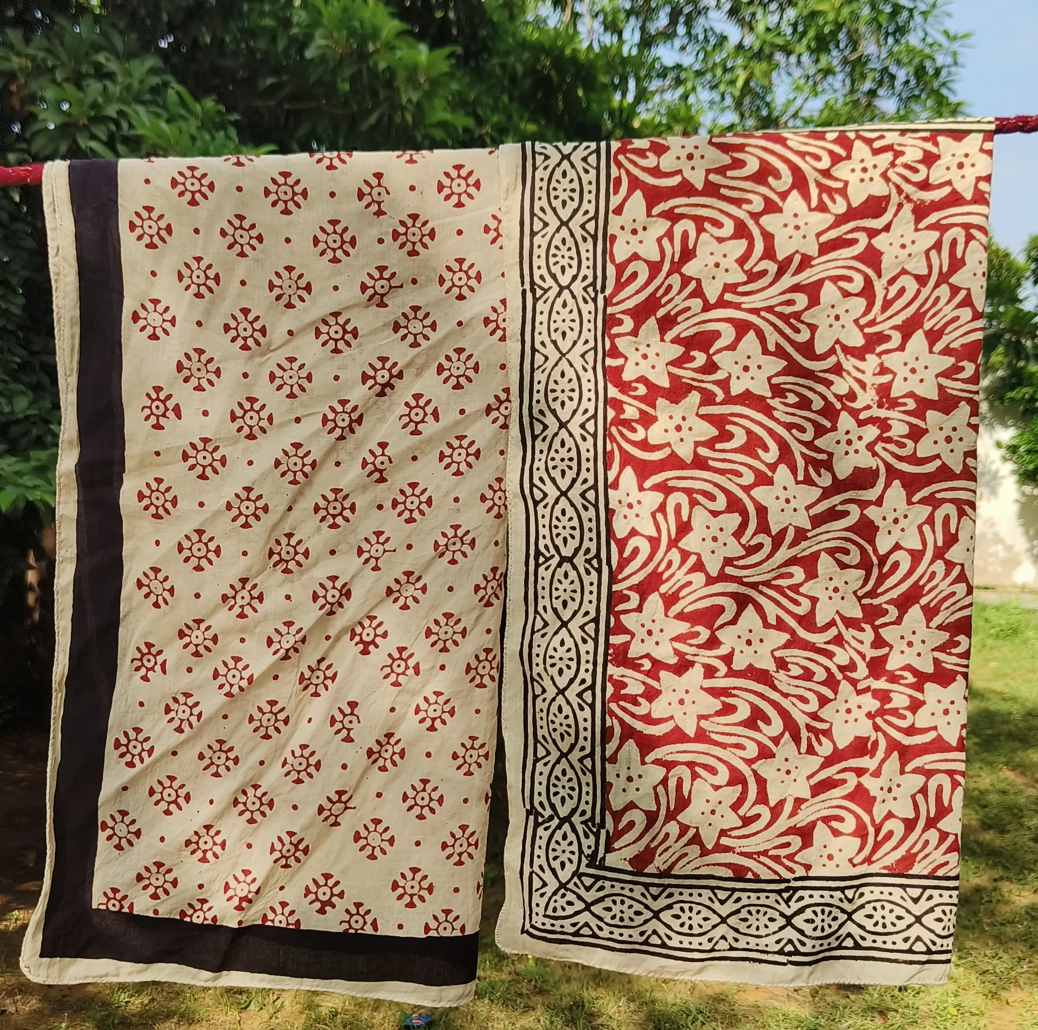 Handcrafted Block Print Cotton Scarves