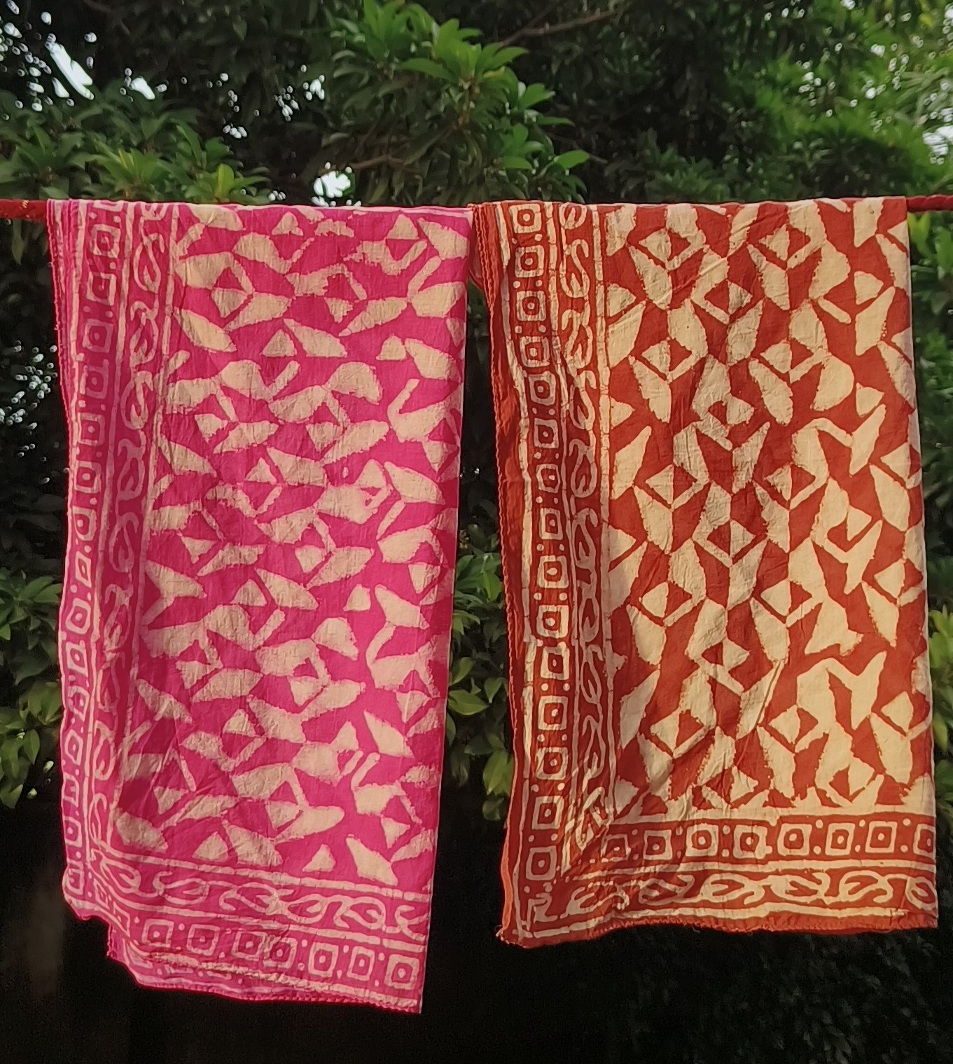 Handcrafted Batik Scarves