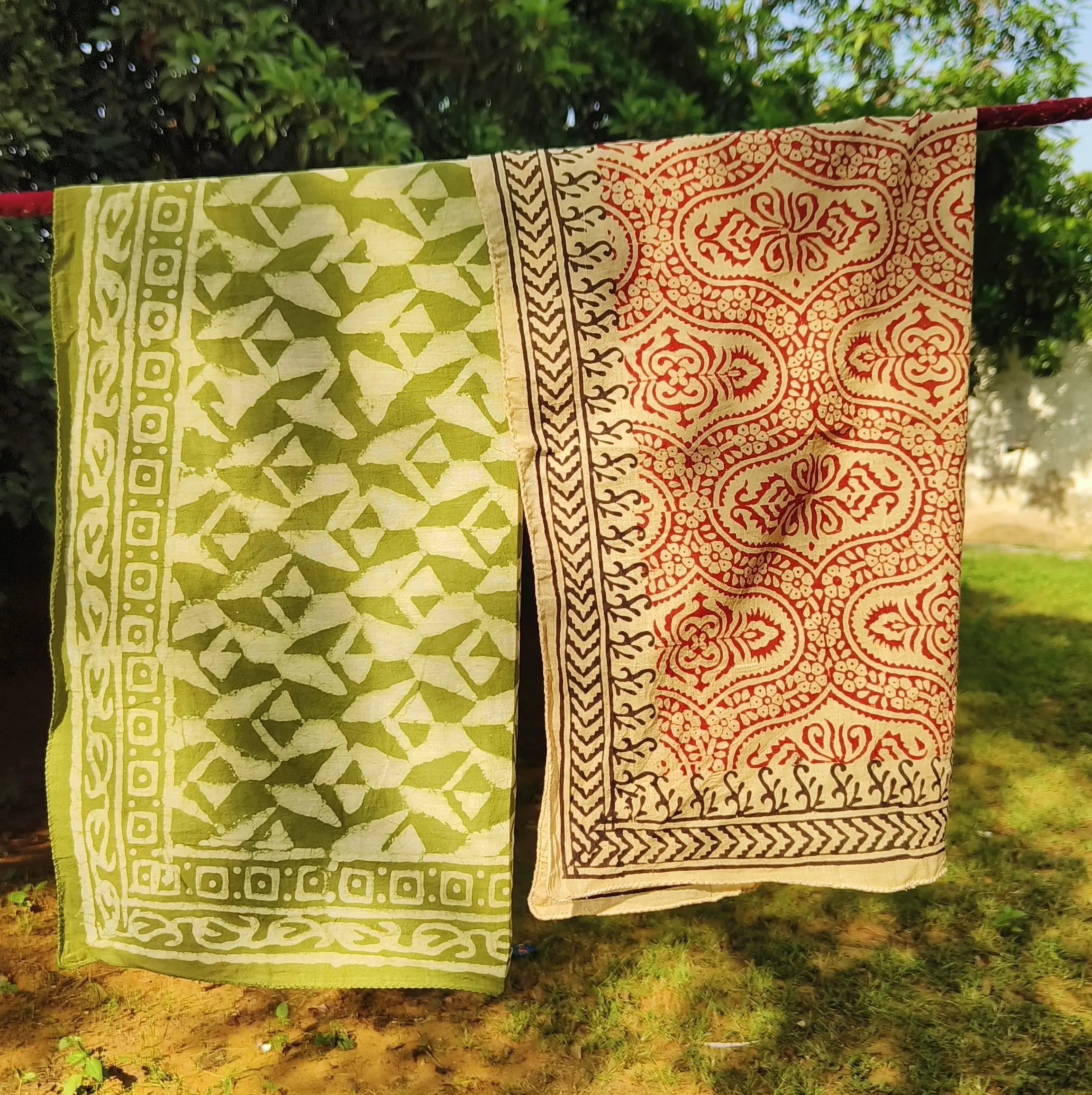 Handcrafted Bandhani Scarves