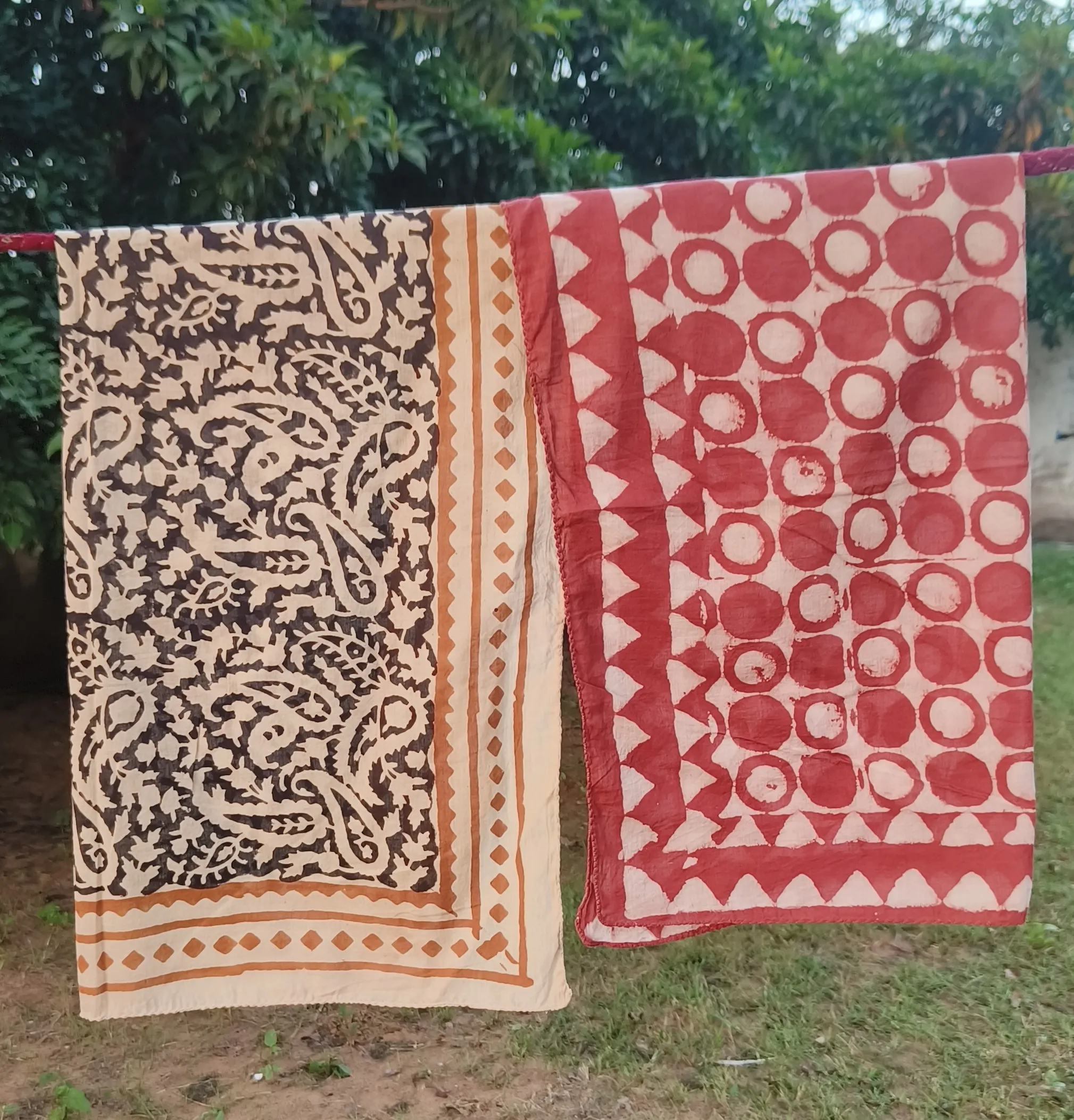 Handcrafted Block Print Cotton Scarves