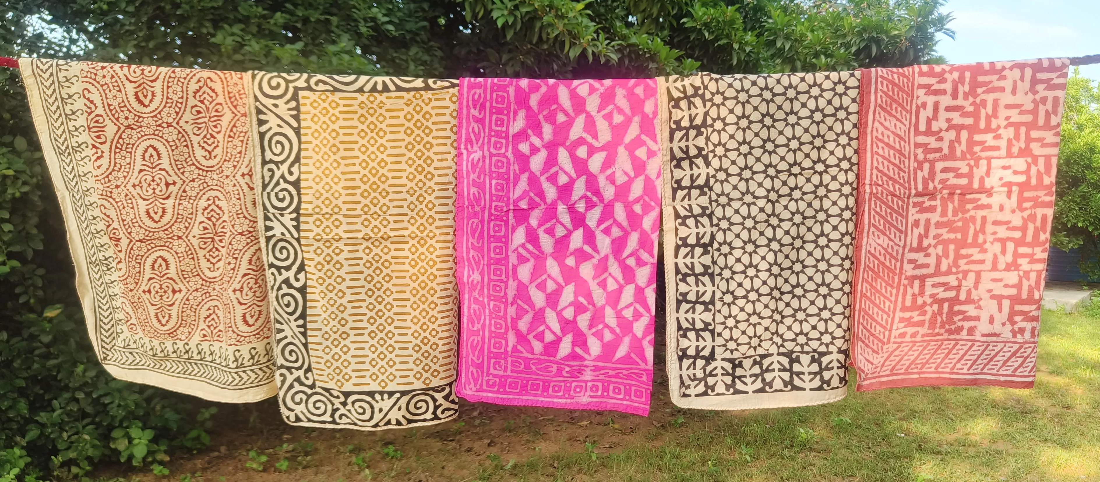Handcrafted Patterned Scarves