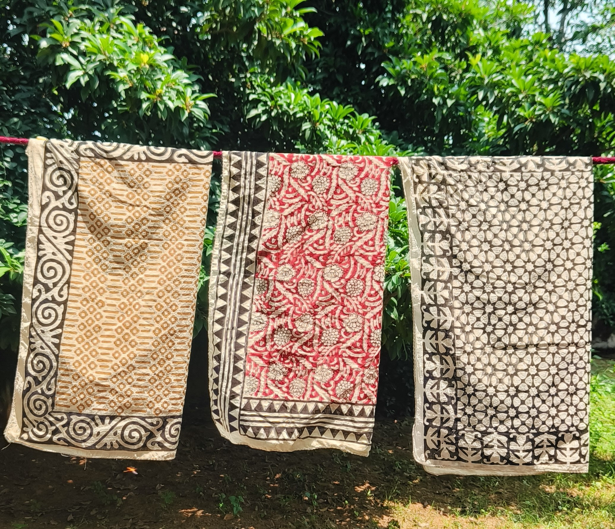 Handcrafted Block Print Cotton Scarves