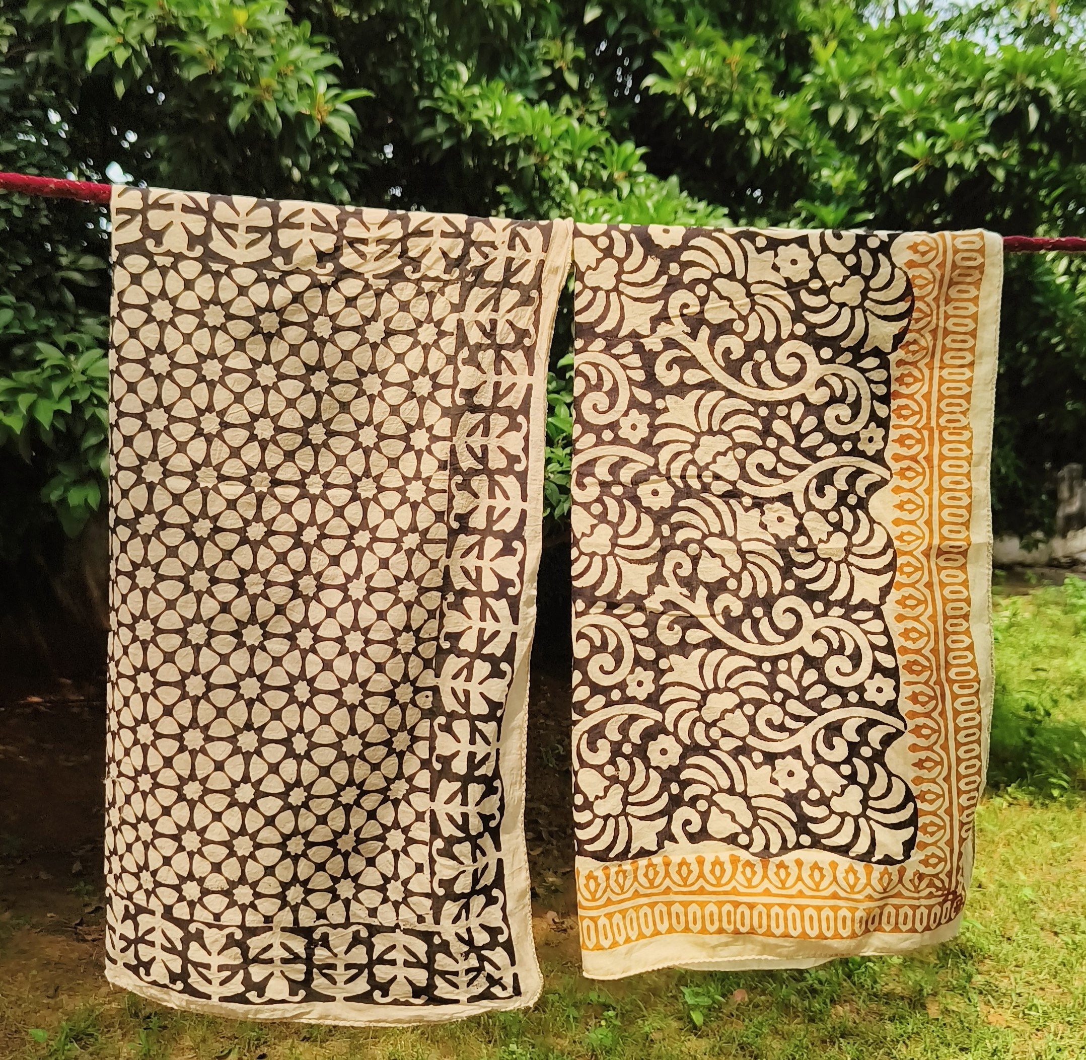 Handcrafted Block Print Scarves