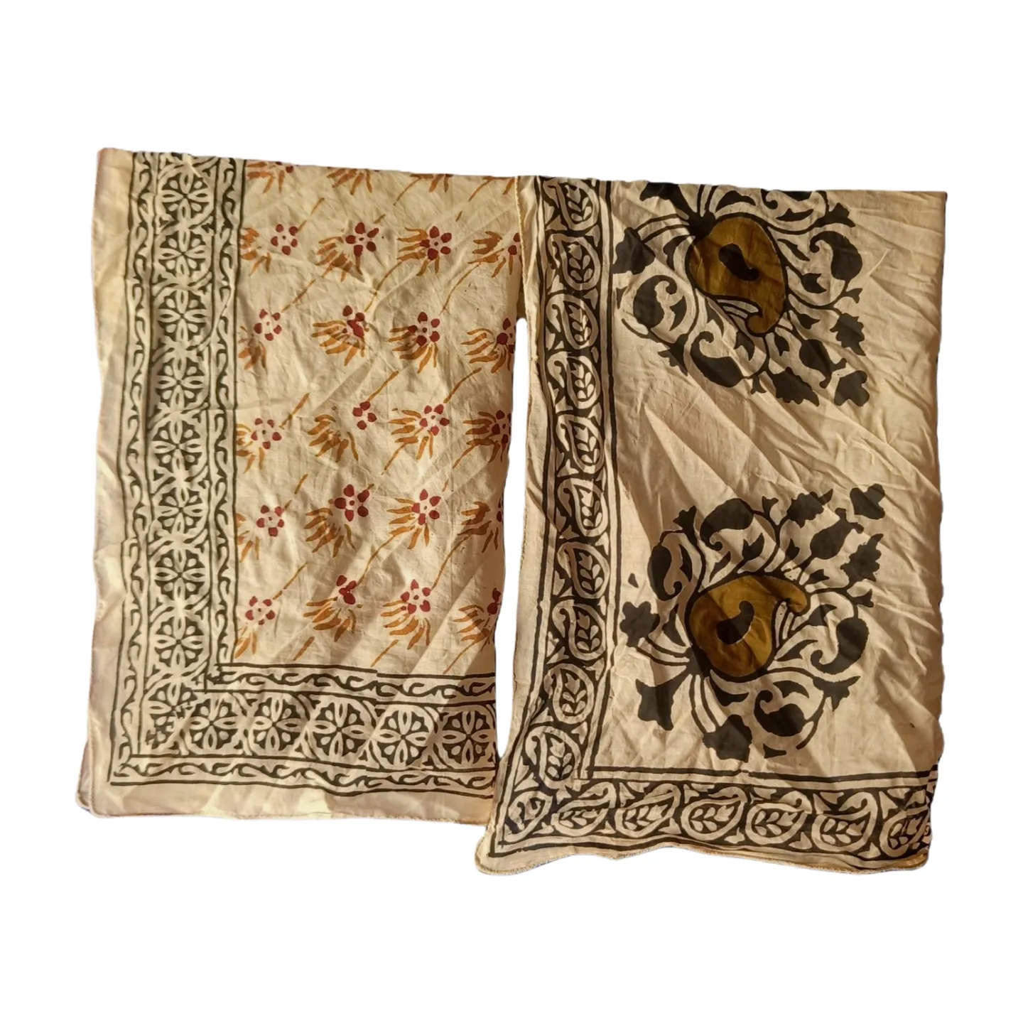 Vintage Patterned Silk Scarves