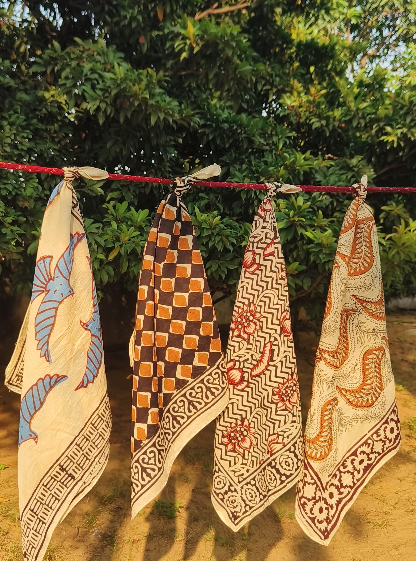 Handcrafted Block Print Cotton Throw